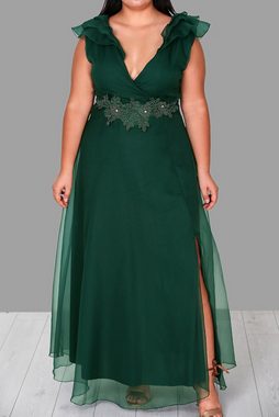 Modabout Abendkleid Langes Maxikleid Sommerkleid für große Größen - NELB0588D5152ZMT (1-tlg)