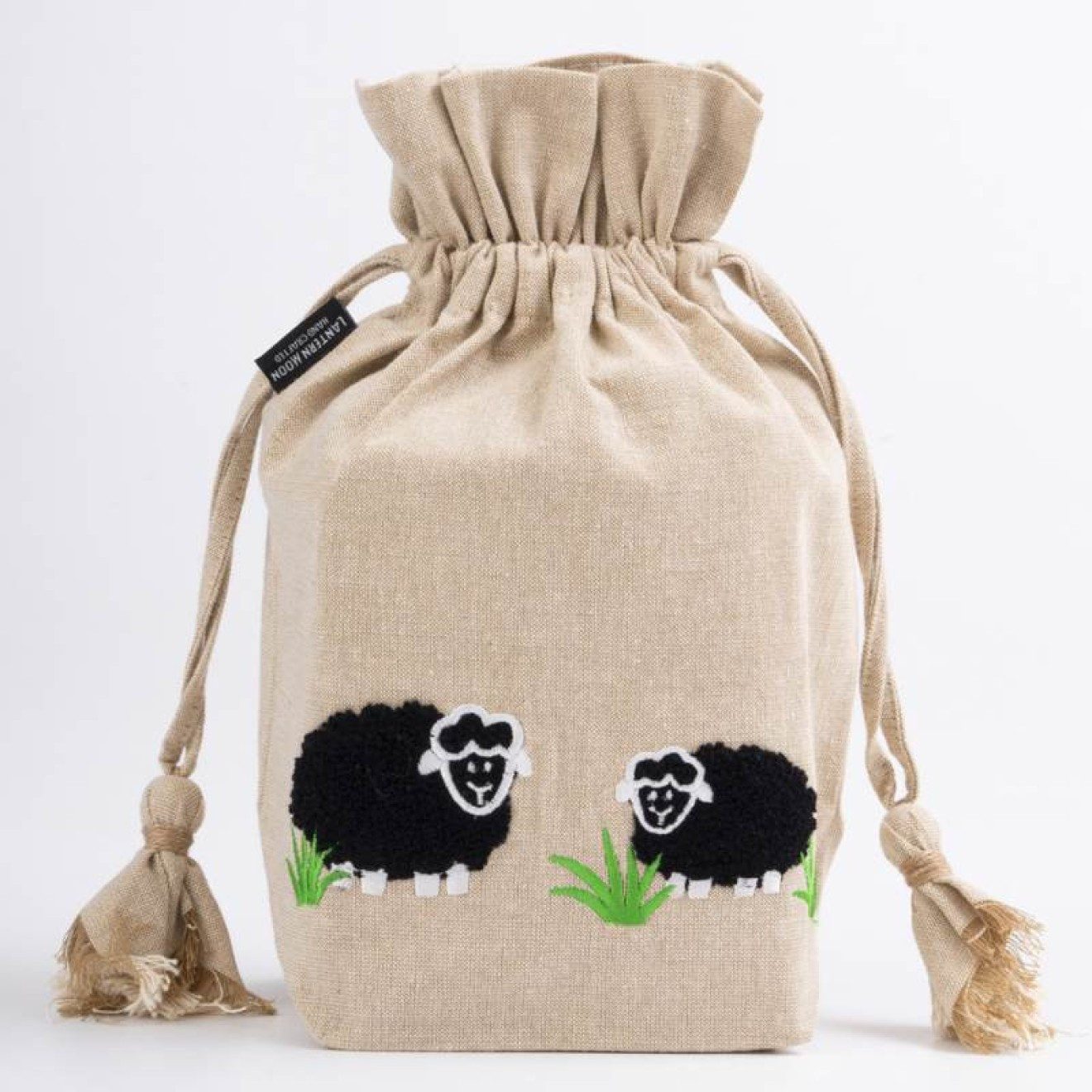 Lantern Moon Stricknadeln Kordelzugtasche naturschwarz
