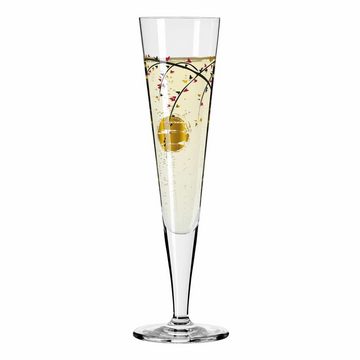 Ritzenhoff Champagnerglas Goldnacht Champagner 014, Kristallglas, Made in Germany