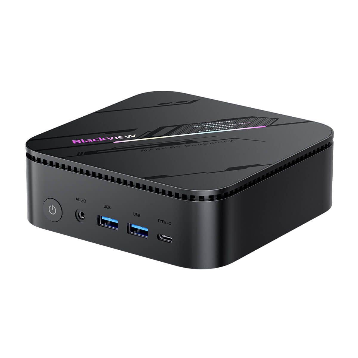 blackview MP100 Pro Mini PC – Intel i5-12450H, 16GB RAM, 512GB SSD, 4K Support Mini-PC (Intel, Intel UHD Graphics, 16 GB RAM, 512 GB SSD, 3-in-1 Kühlsystem mit Kupfer Heatpipes, Heat Sink und Lüfter, Ultra kompakt, Triple 4K Display-Support, Wi-Fi 6, Bluetooth 5.2)