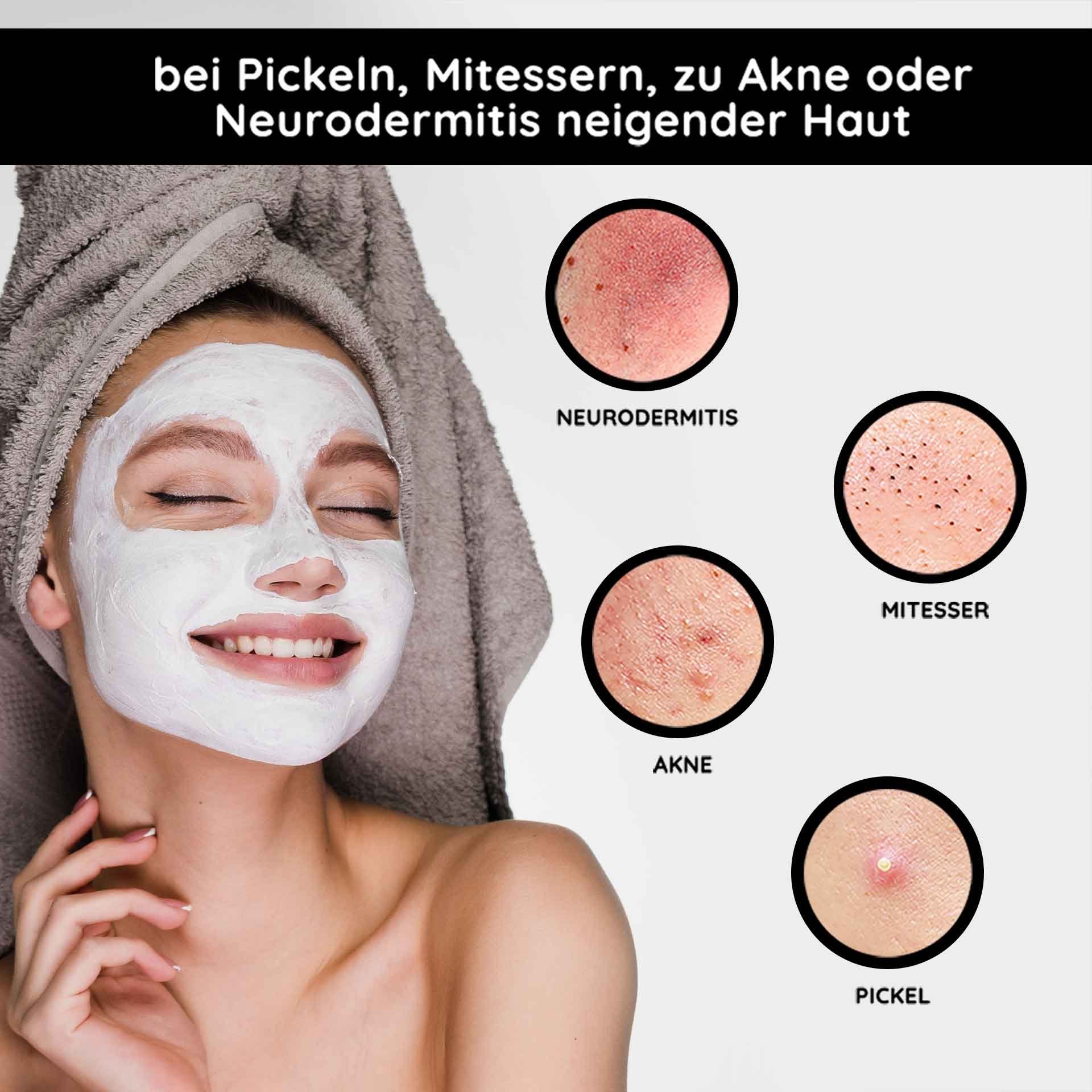 RAU Cosmetics Gesichtsmaske Mineral Mask, Anti-Mitesser, Porenverfeinerung, Anti-Pickel, gegen fettige Haut