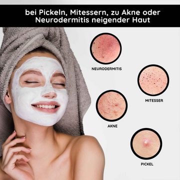 RAU Cosmetics Gesichtsmaske Mineral Mask, Anti-Mitesser, Porenverfeinerung, Anti-Pickel, gegen fettige Haut