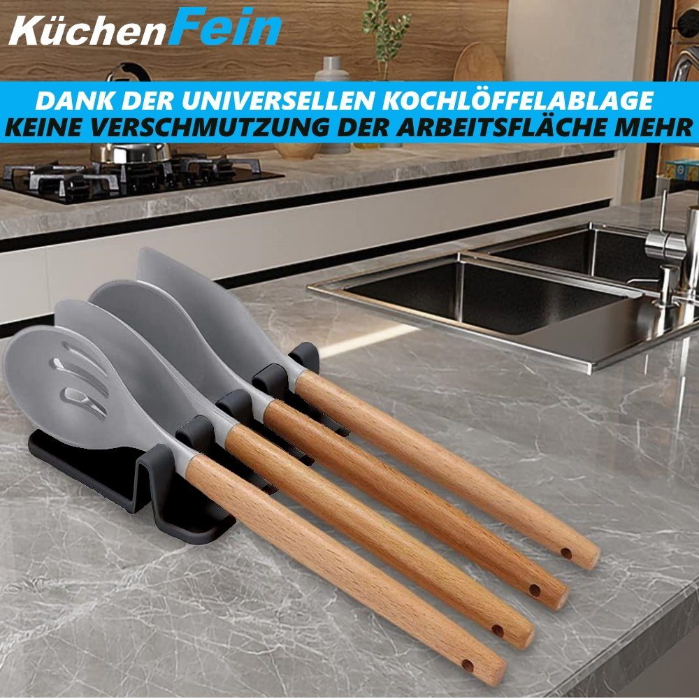 MAVURA Kochlöffelhalter KüchenFein Silikon Kochlöffelablage Löffelhalter günstig online kaufen