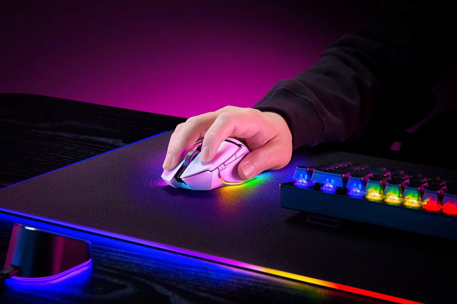 RAZER Basilisk V3 Pro Gaming-Maus (Bluetooth, kabelgebunden, RF Wireless)