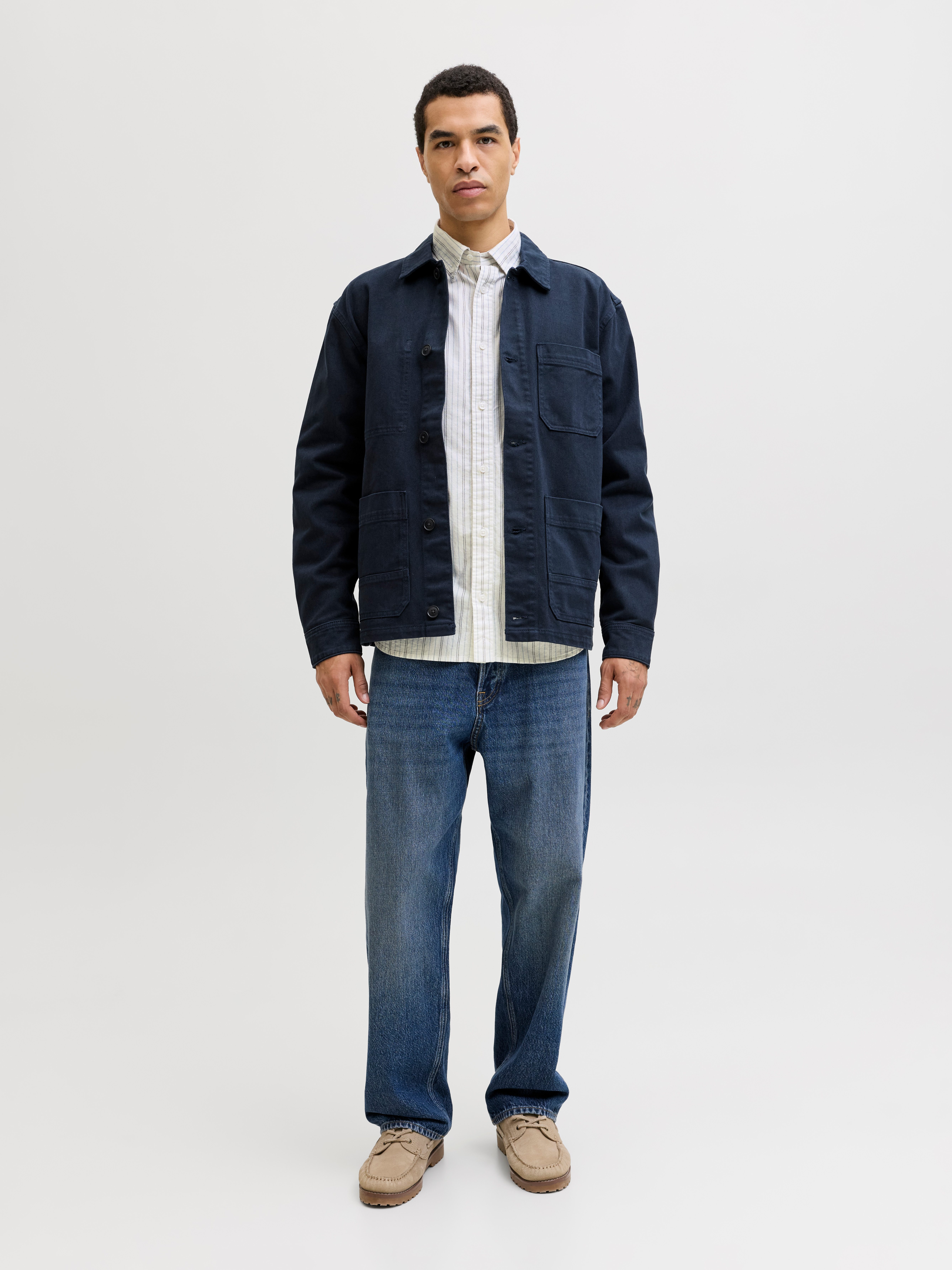 Jack & Jones Langarmhemd JPRBLUHARVEY OXFORD L/S SHIRT SN Baumwolle, regular fit – Bild 5 von 5