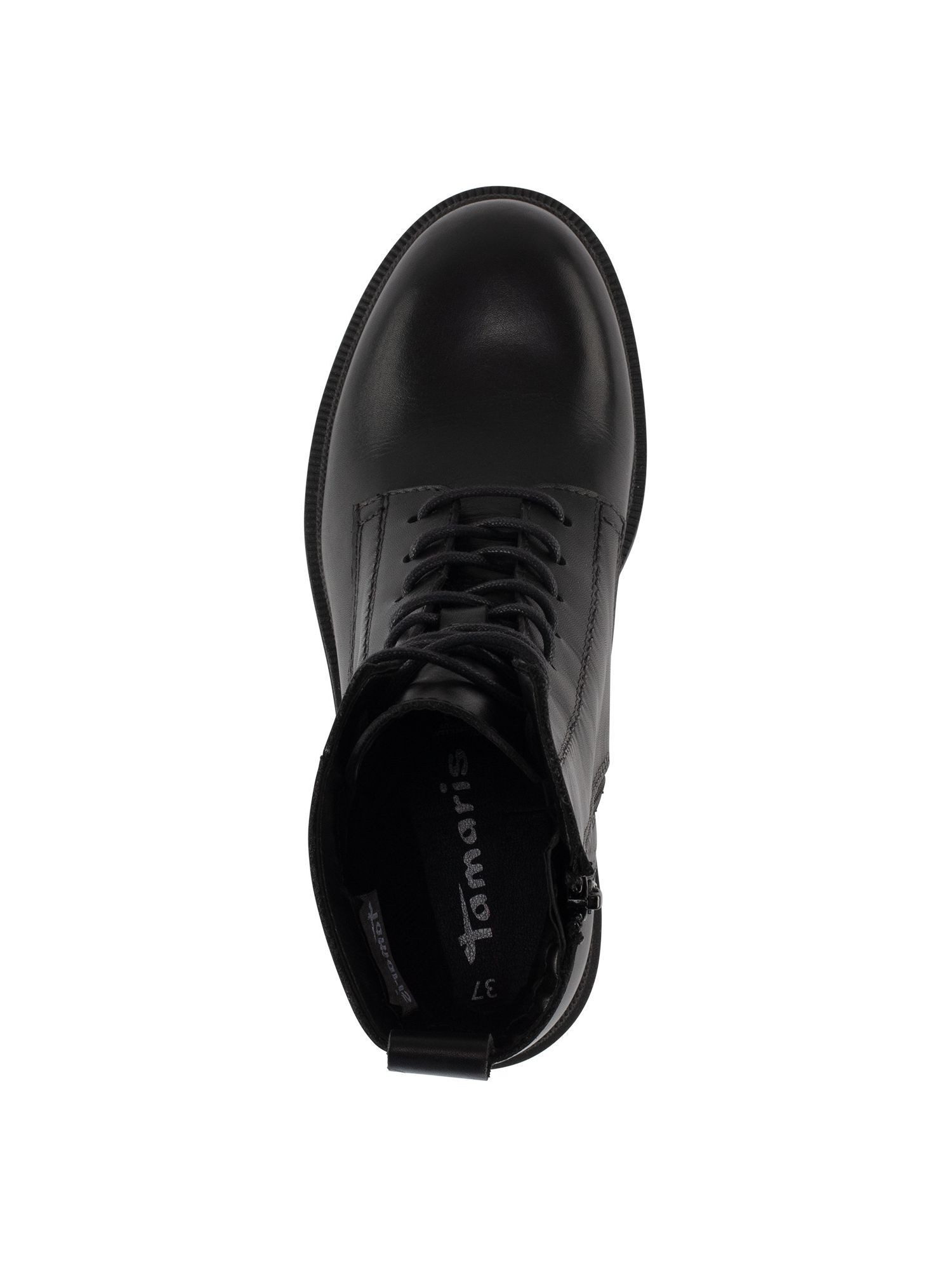 Tamaris TOUCH-IT aus Leder Blockabsatz 1-25275-45 Schnürstiefelette TOUCH-IT