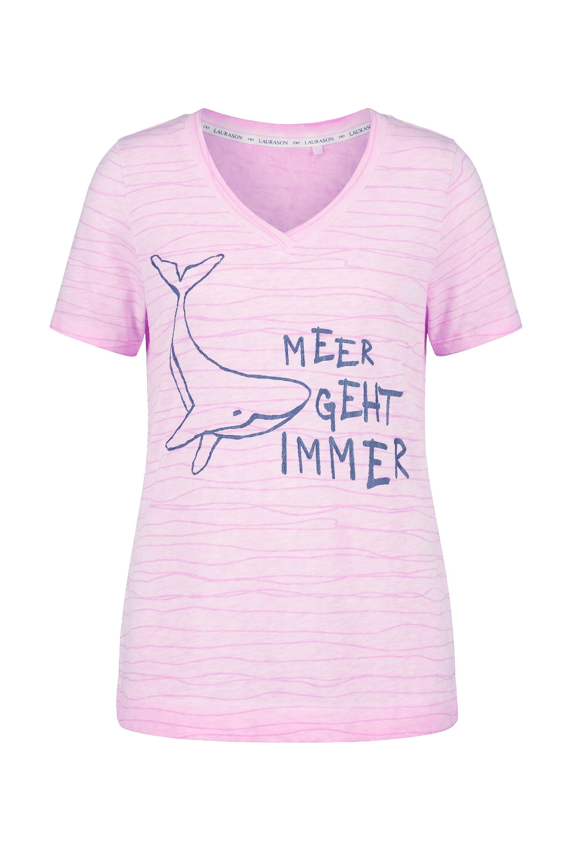 T-Shirt T-shirt 1/2 Arm V-Ausschnitt cool dyed