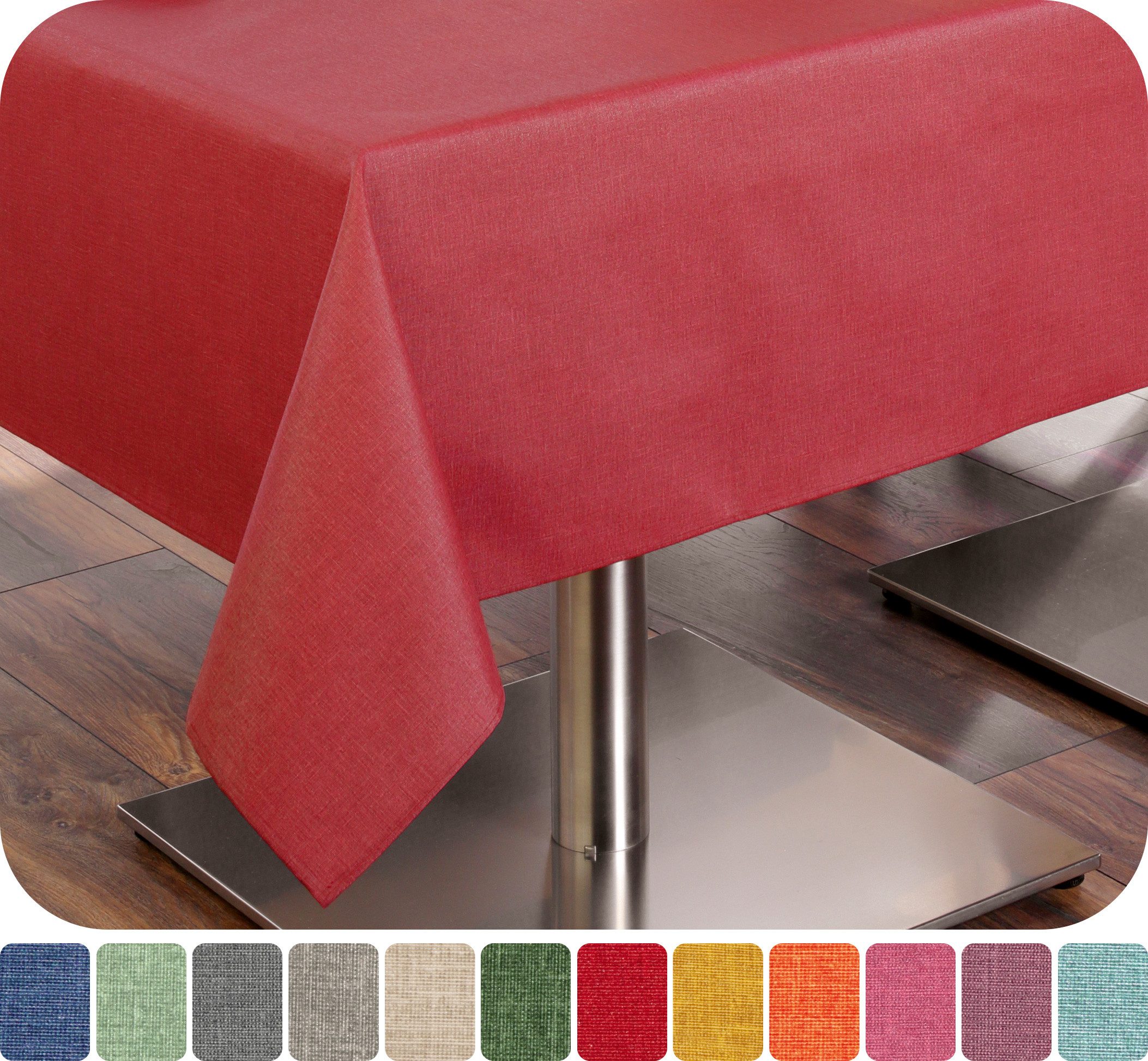 Beautex Tischdecke Tischdecke Tischläufer Leinen Struktur günstig online kaufen