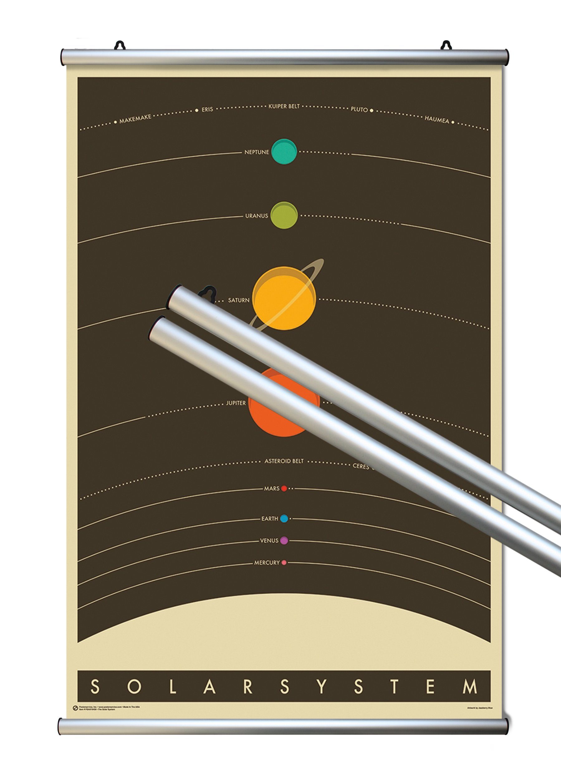 Close Up Bilderleiste Aluminium Klemmschiene Posterleiste 70 cm (Paar)