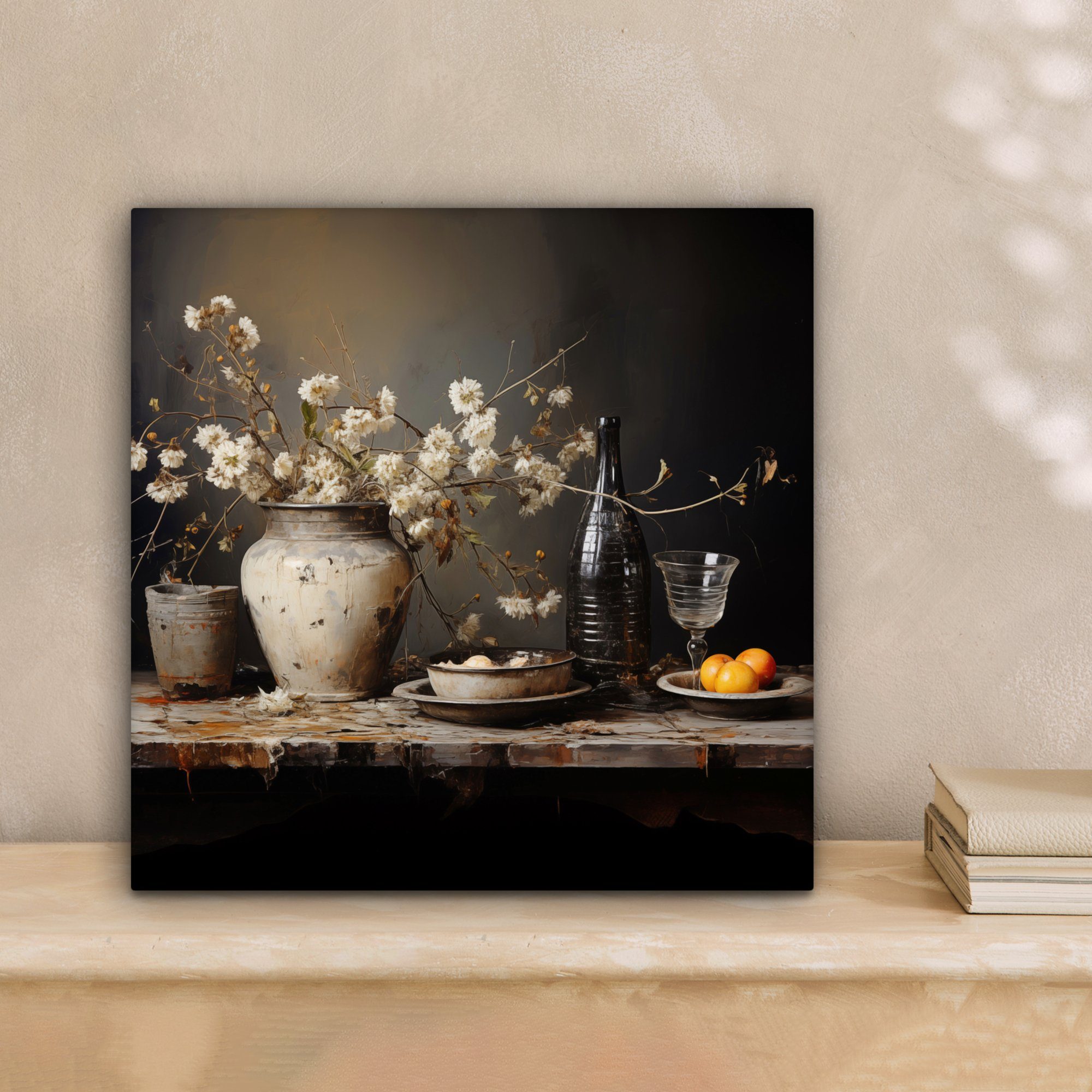 OneMillionCanvasses® Leinwandbild Stilleben - Blumen - Blumenstrauß - Vase günstig online kaufen