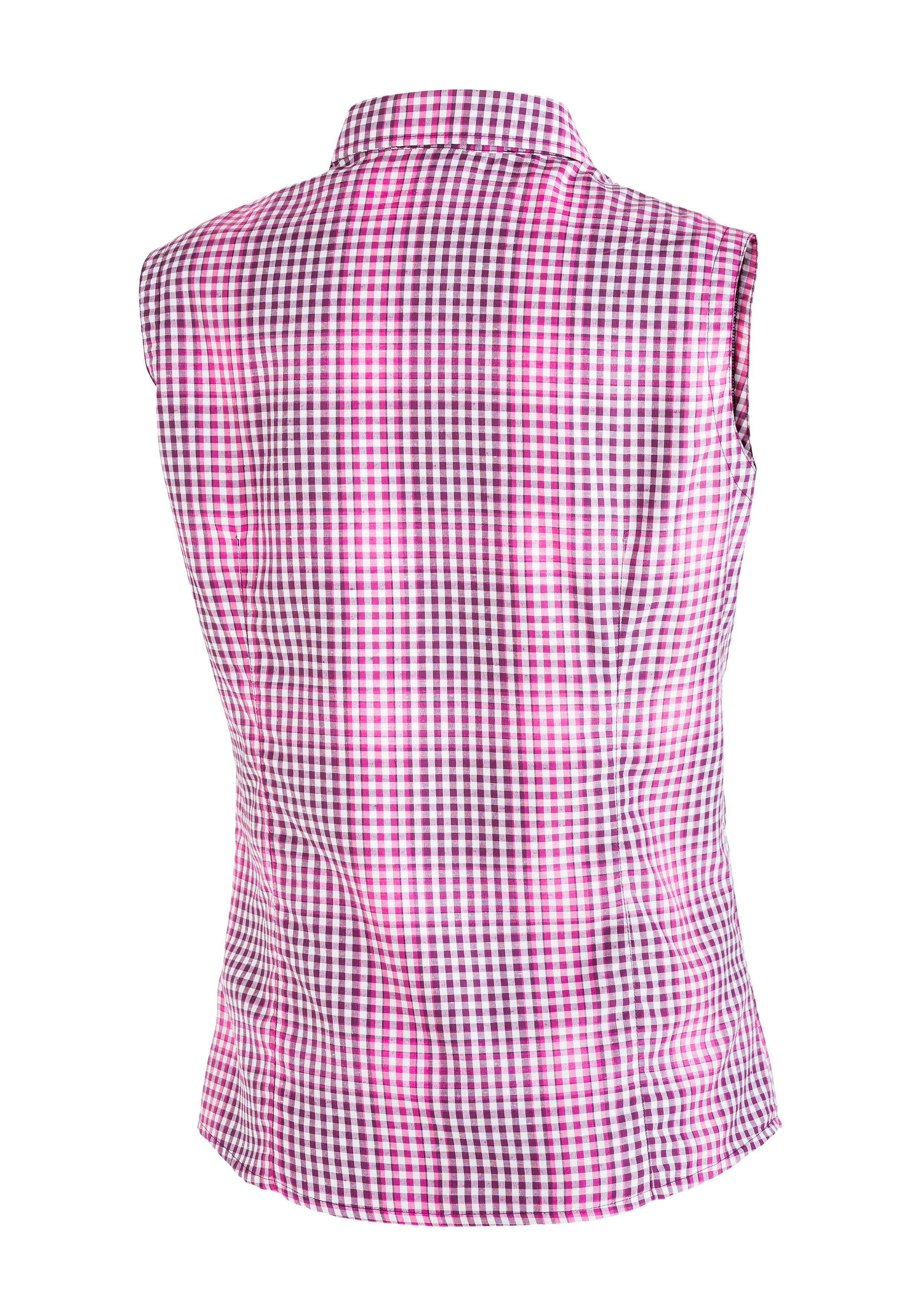 Maier Sports Funktionsbluse Paloma Karierte, ärmellose günstig online kaufen