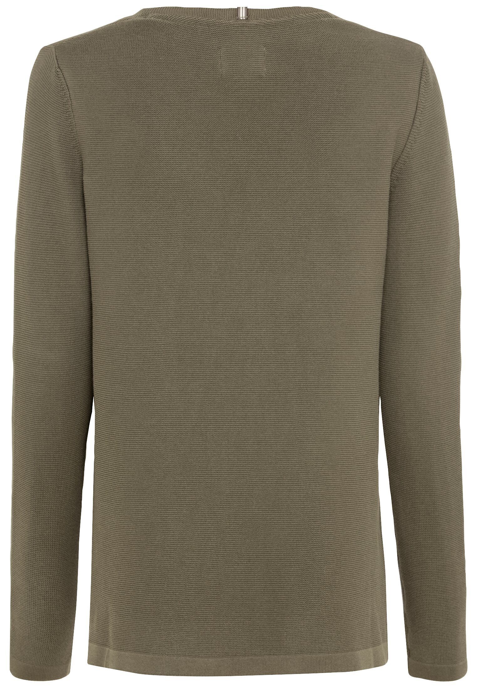 camel active Strickpullover Feinstrickpullover mit V-Ausschnitt günstig online kaufen