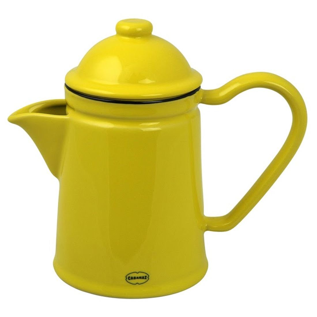 Capventure Kanne Kanne Kaffeekanne Teekanne Krug Keramikkanne Retro 0,6l Cabanaz