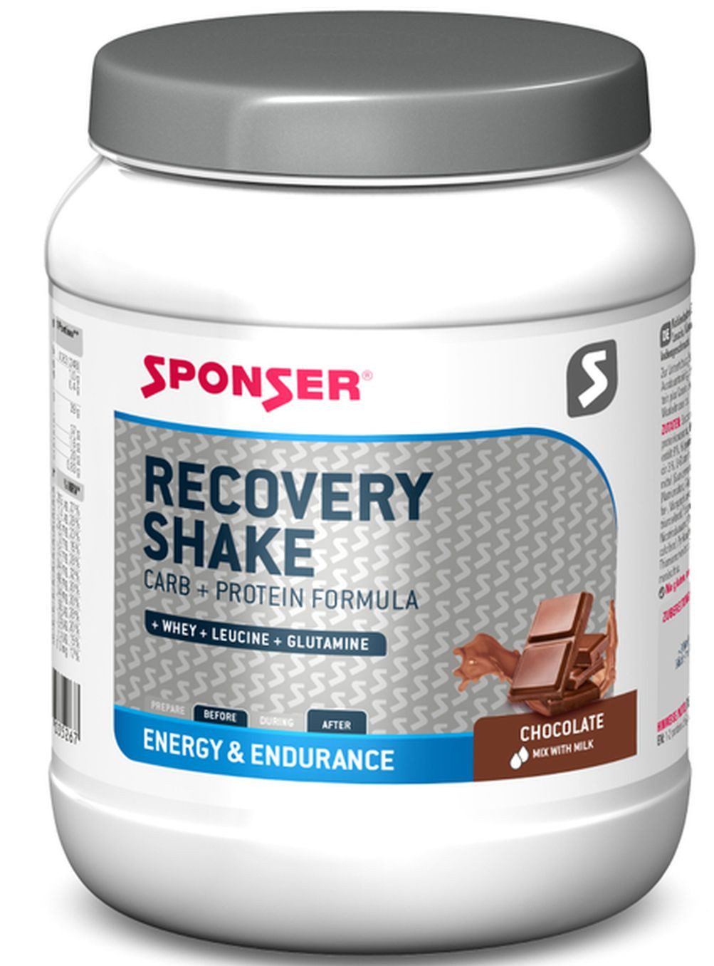Sponser Sponser Recovery Shake- 900 g Pulver