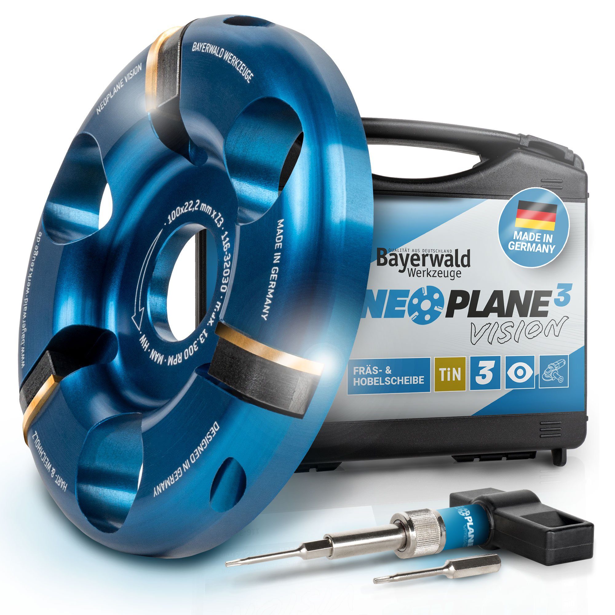QUALITÄT AUS DEUTSCHLAND Bayerwald Инструментe Trennscheiben NeoPlane Frässcheibe für Winkelschleifer Ø 100 mm