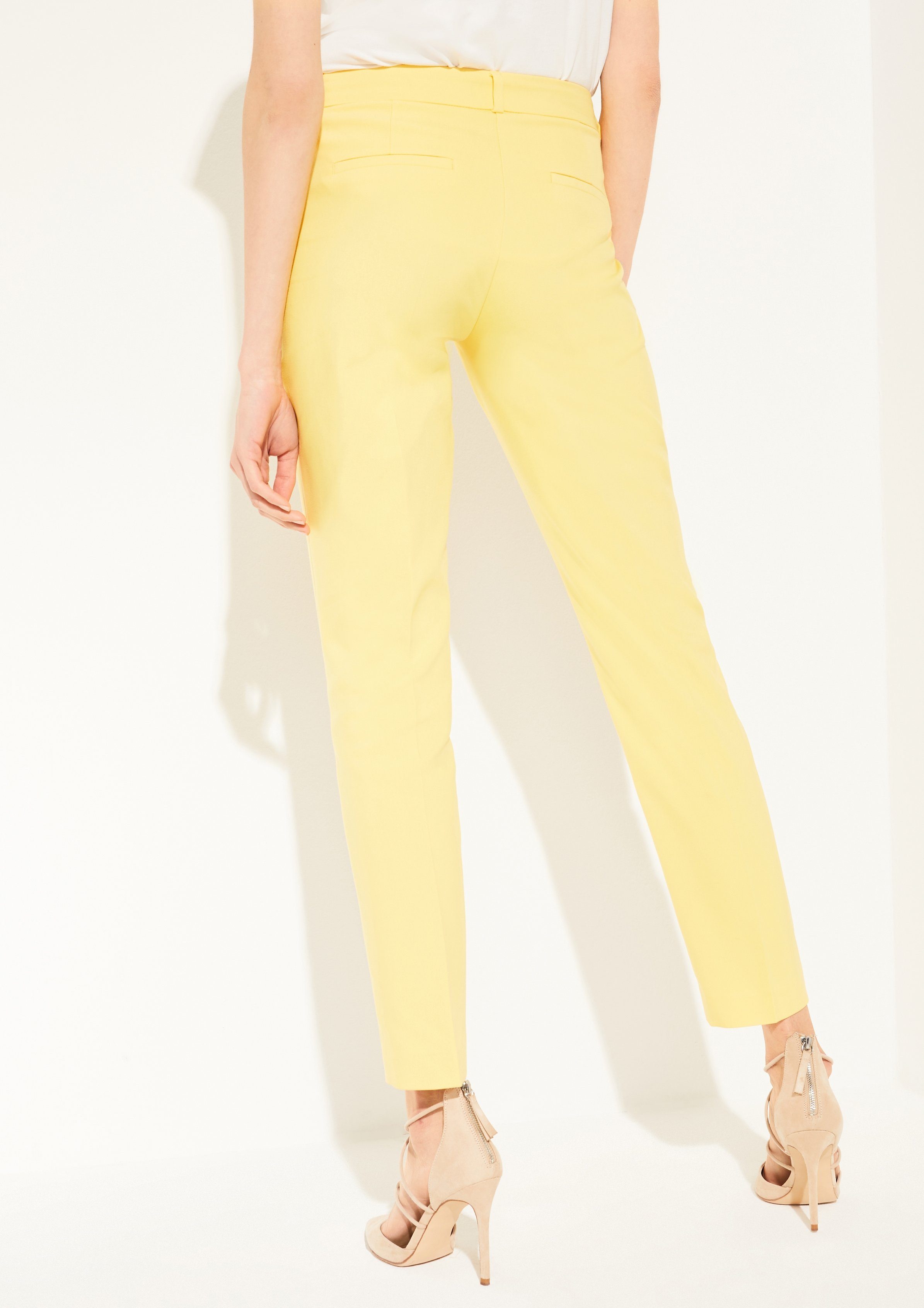 Damen Hosen Comma Stoffhose Regular Fit: Bügelfalten-Hose (1-tlg)