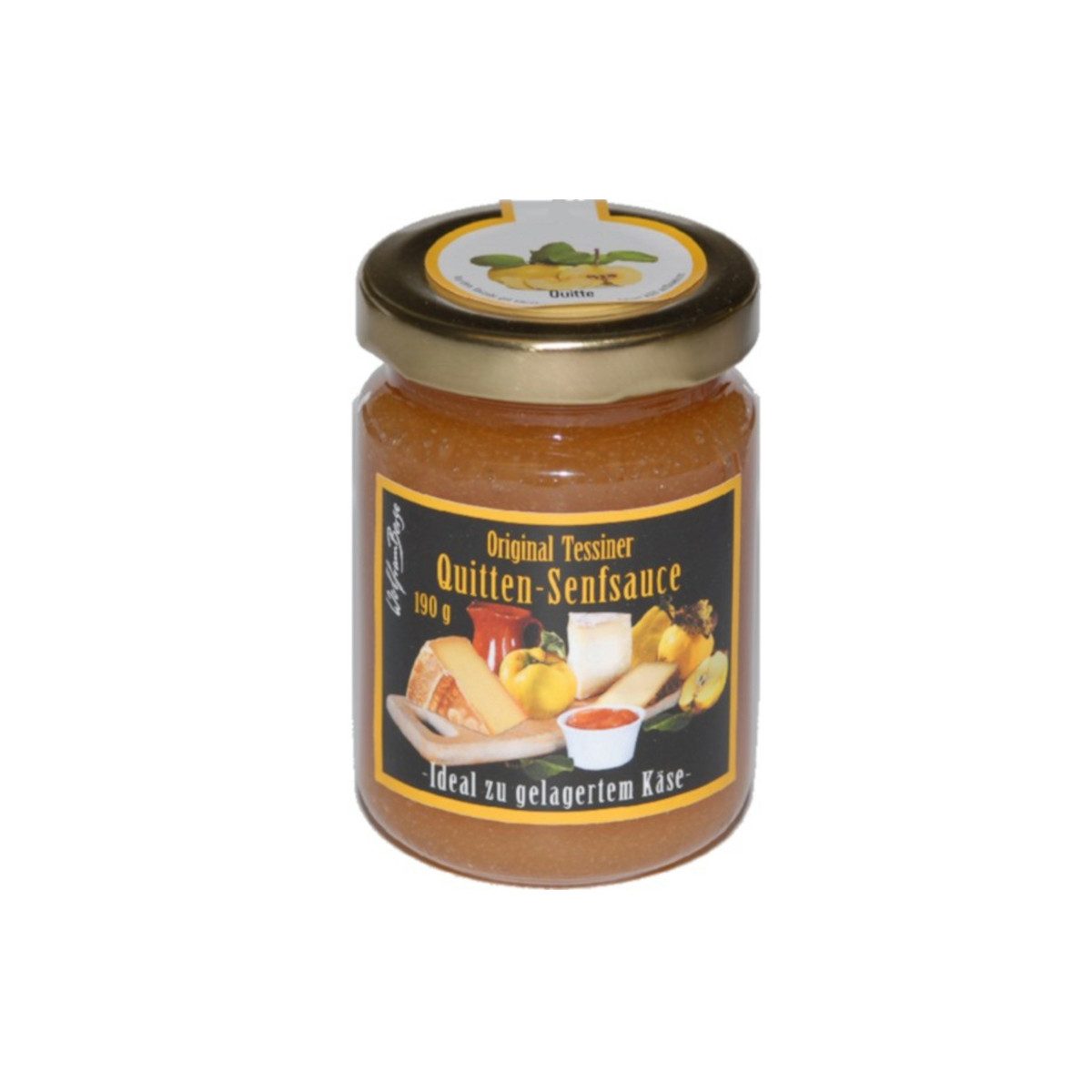 Ruwisch & Zuck Saucen, Ruwisch & Zuck Original Tessiner Quittensenfsauce süßlich scharf 190g