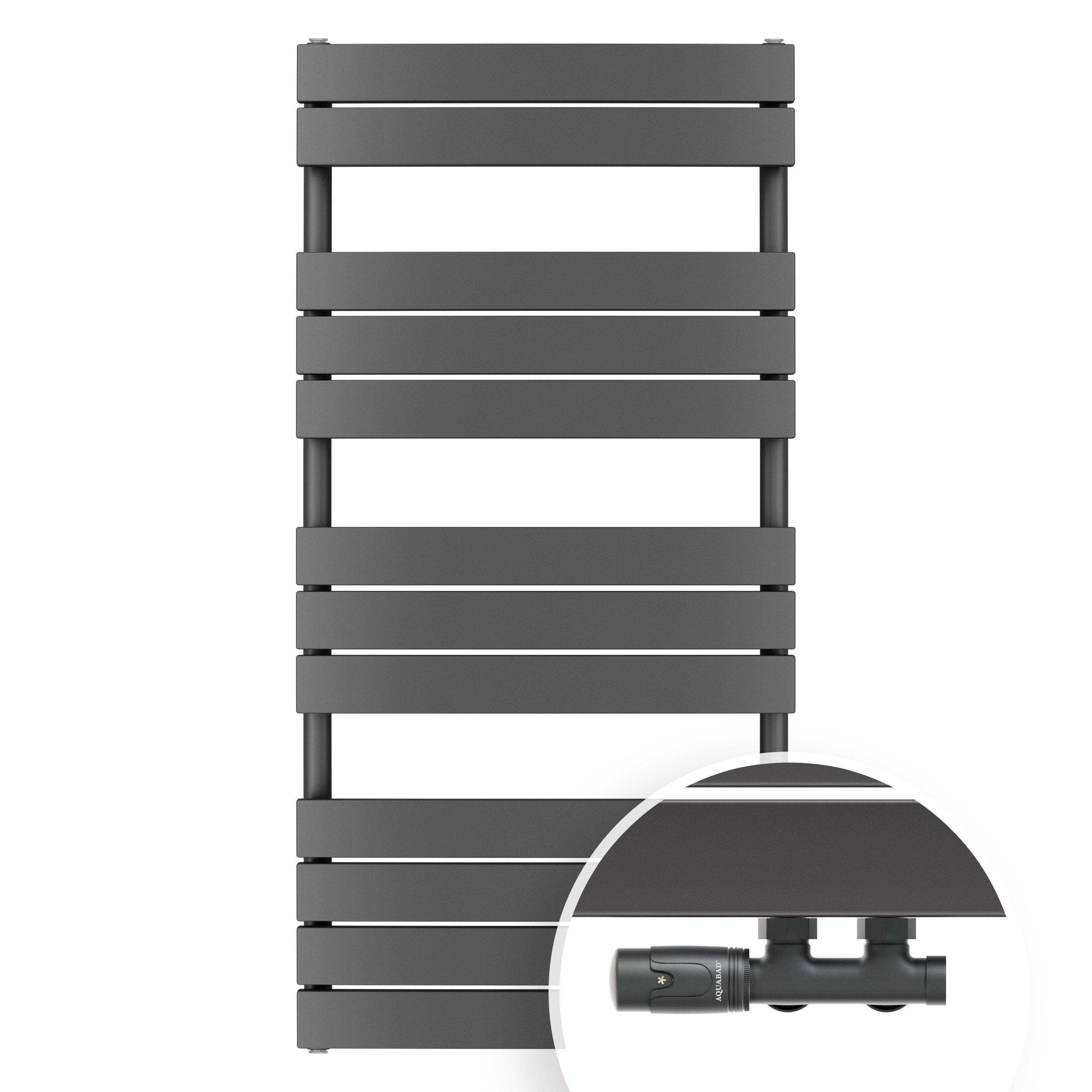 Aquabad® Badheizkörper AUREA Handtuch Heizkörper Mittelanschluss günstig online kaufen
