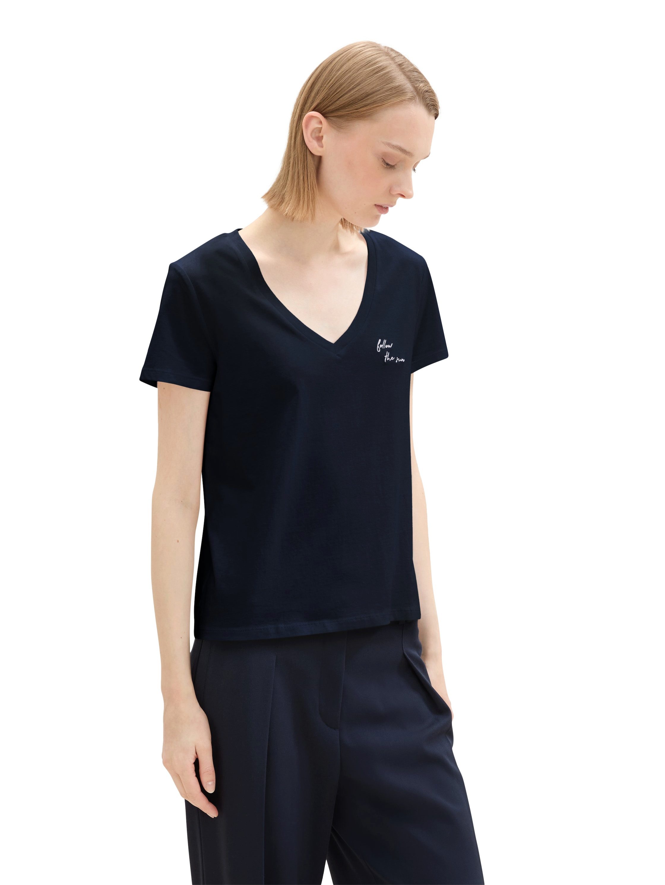 TOM TAILOR Denim V-Shirt (Packung, 2-tlg) günstig online kaufen