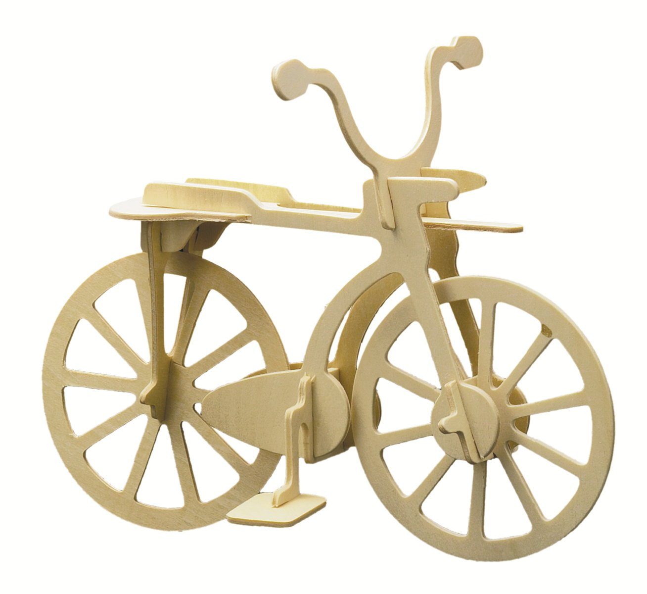 Pebaro 3D-Puzzle Holzbausatz Fahrrad, 850/2, 11 Puzzleteile