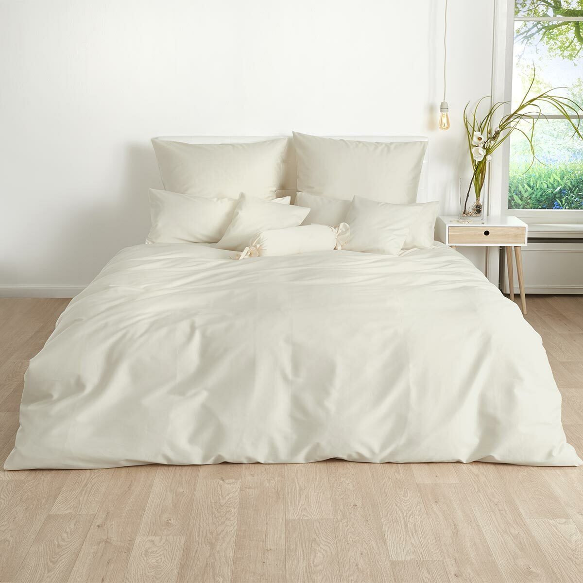 TRAUMSCHLAF Bettwäsche Uni, Mako Satin, 3 günstig online kaufen
