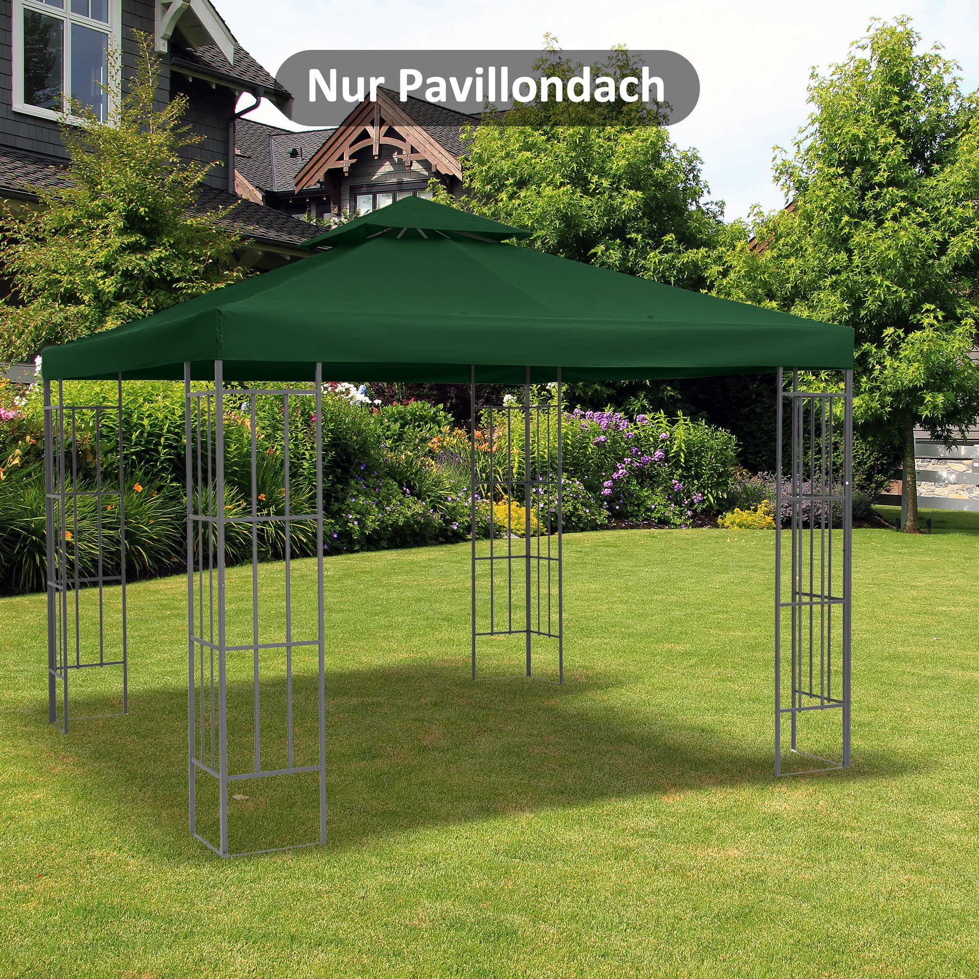 Outsunny Pavillon-Ersatzdach mit Doppeldach, 180 g/m², günstig online kaufen