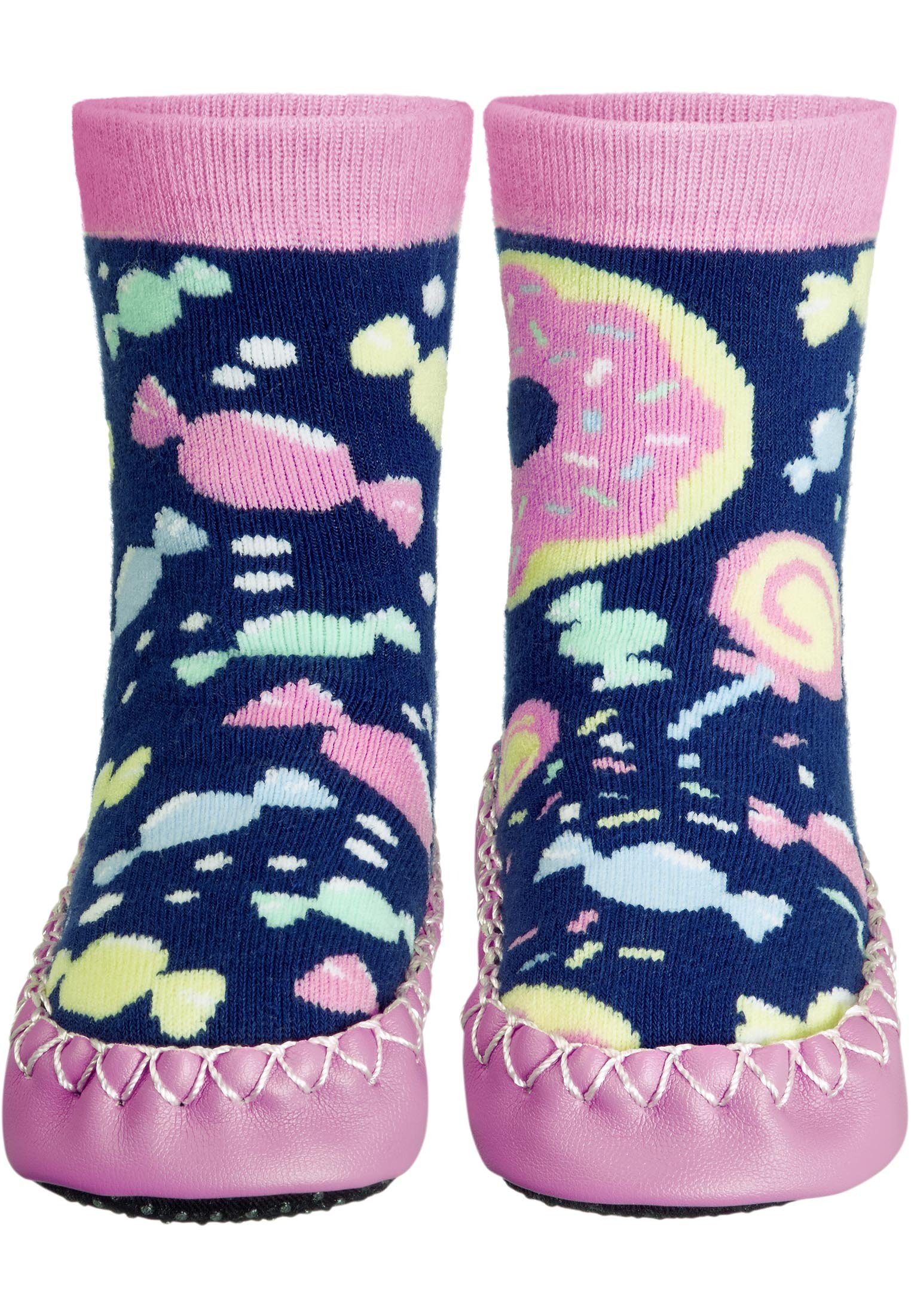 Playshoes Hüttenschuh Bonbons Hausschuh – Bild 2 von 5