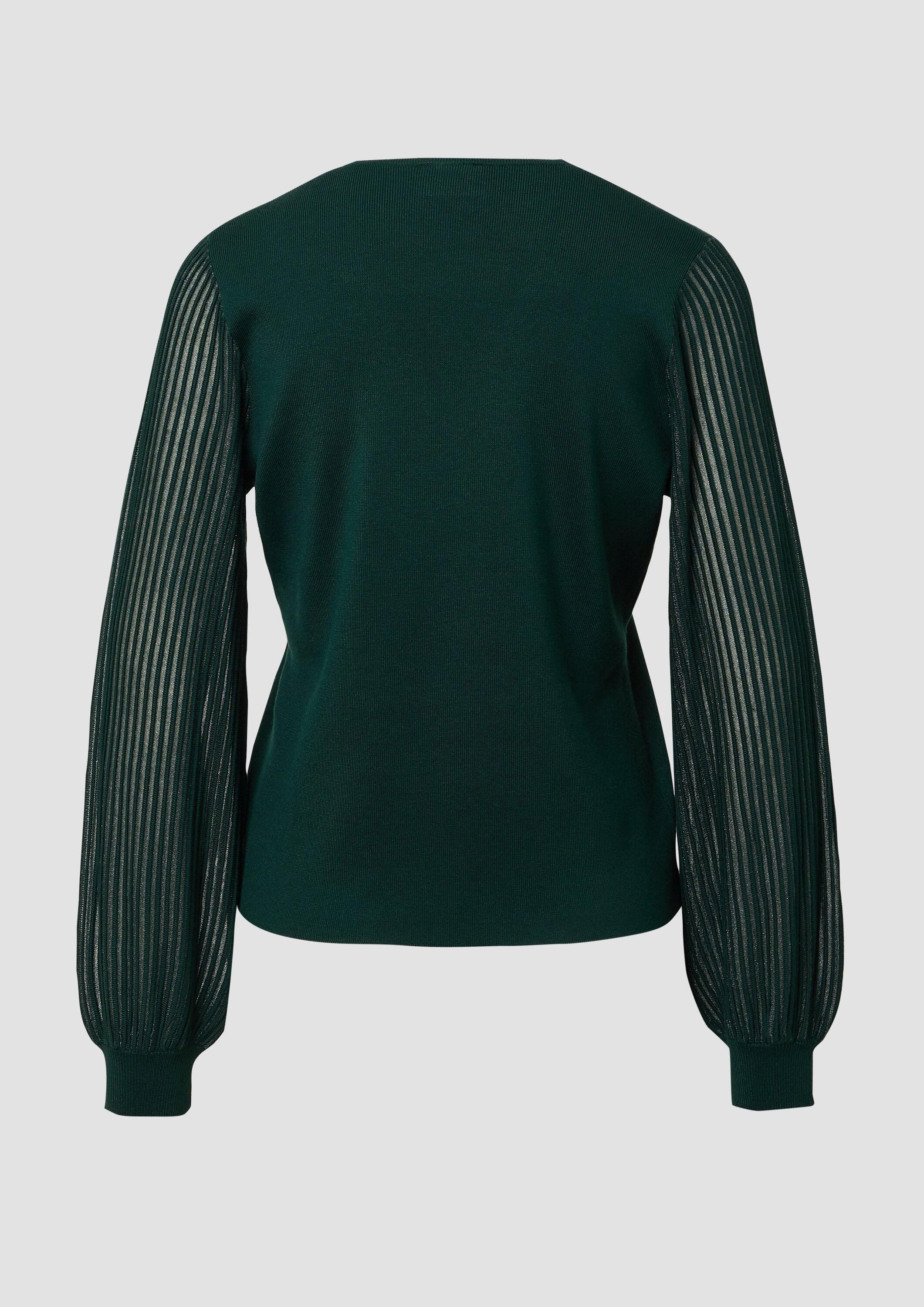 s.Oliver Longpullover Strickpullover Feinstrick-Pullover aus Viskosemix günstig online kaufen