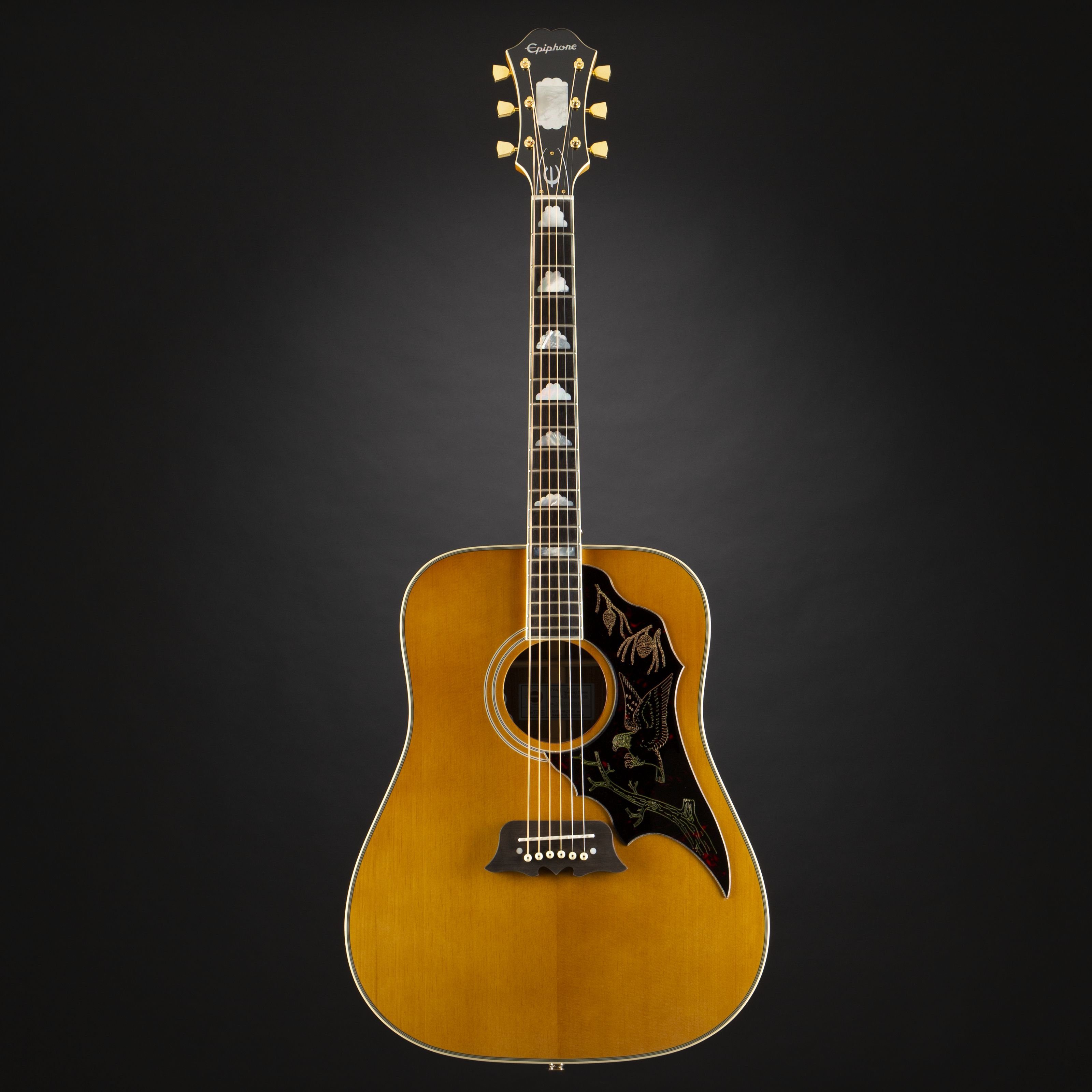 Epiphone Westerngitarre, Westerngitarren, Dreadnought Gitarren, Masterbilt Excellente - Westerngitarre