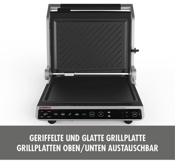 Gastroback Kontaktgrill 42542 Design BBQ Advanced Smart, 2000 W