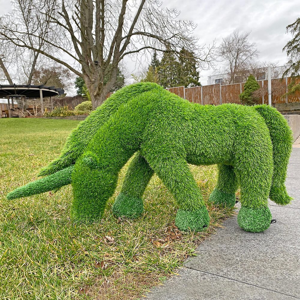 Gartenfigur AniPlants, Grasfigur, "Einhorn", klein, Gartendeko, 46 cm