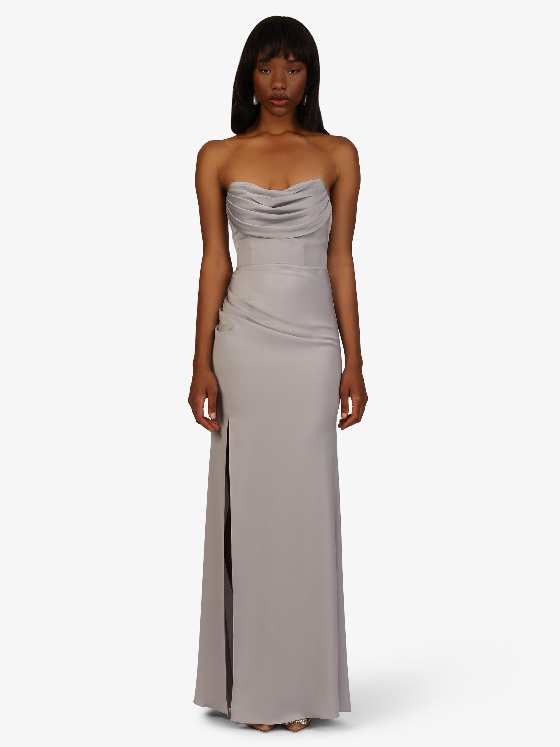 Kraimod Abendkleid mit Raffung an der Hüfte