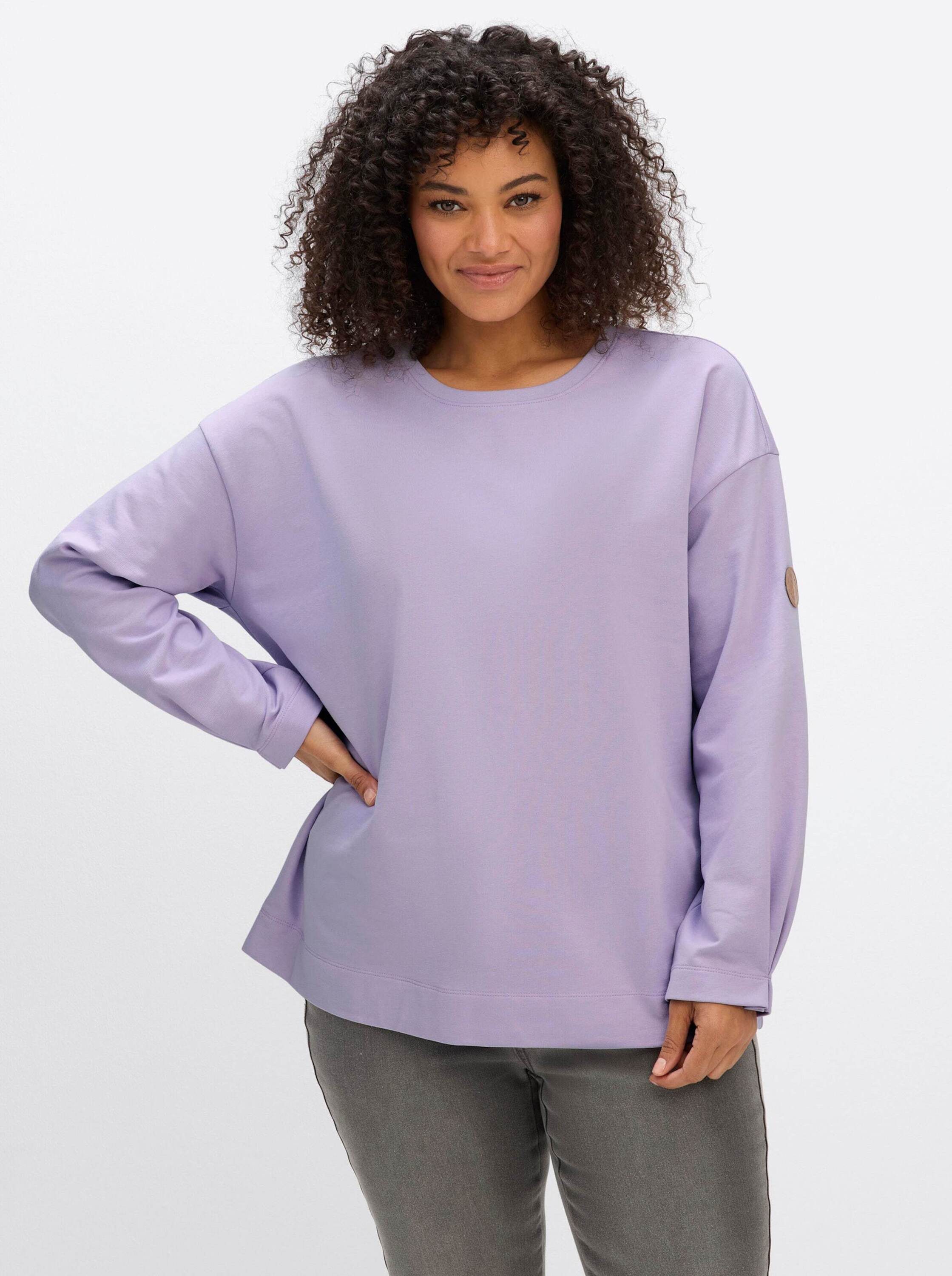 Sheego Sweater Sweatshirt Langarm