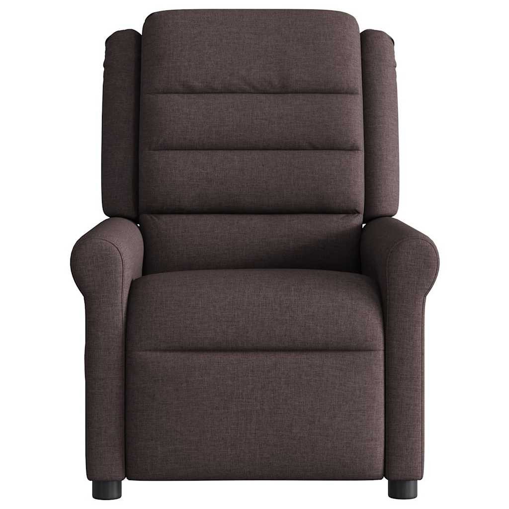 vidaXL Sessel Massagesessel Dunkelbraun Stoff (1-St) günstig online kaufen