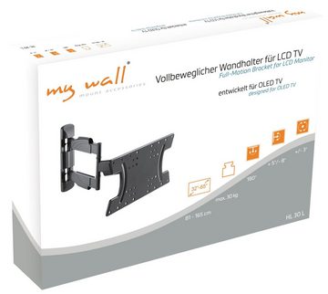my wall HL30L TV-Wandhalterung, (bis 65 Zoll, Packung, 1-teilig, Vollbeweglicher Wandhalter entwickelt für OLED TV`s)