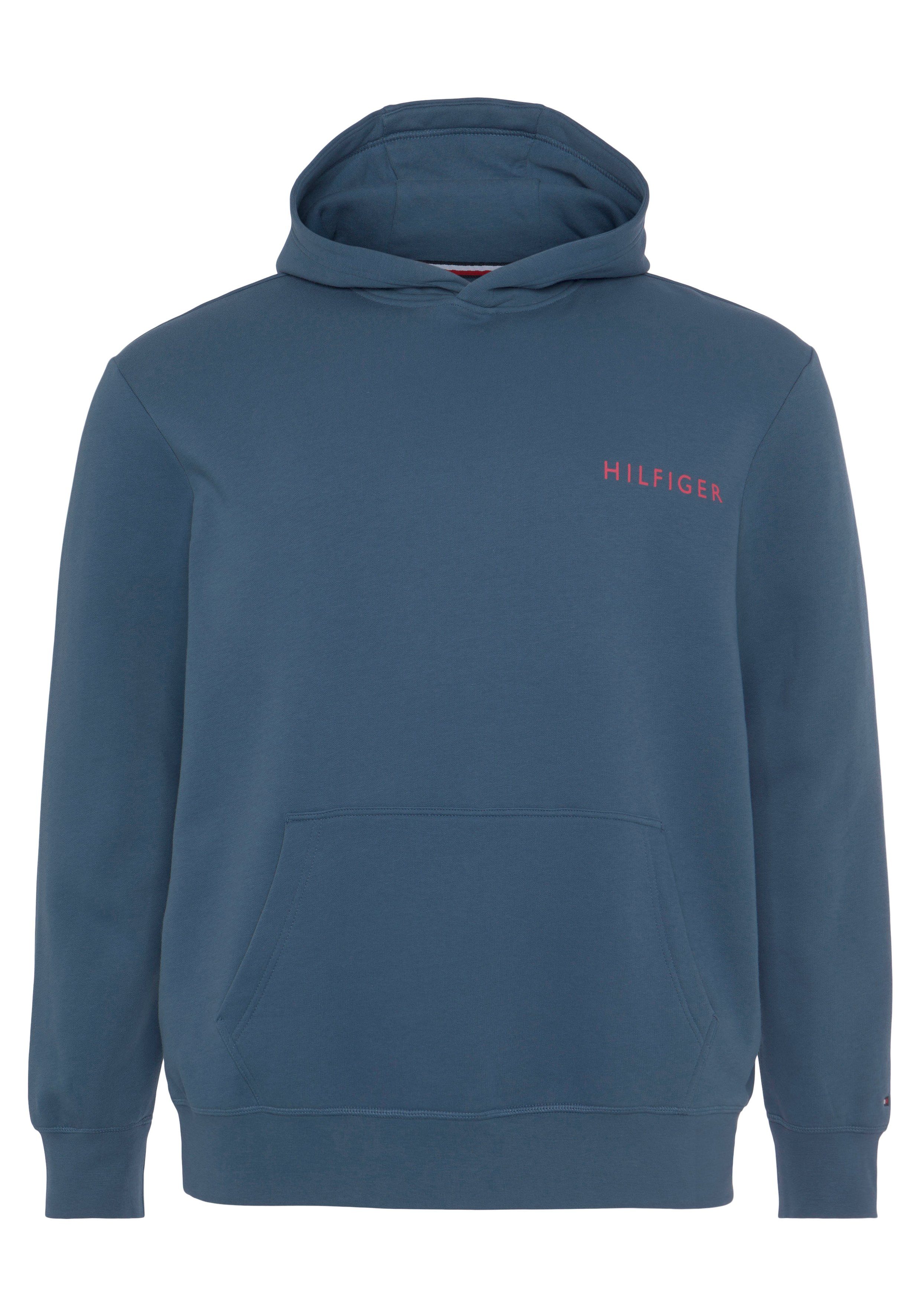 Tommy Hilfiger angeraut weich Tall HI blue (1-tlg) & Big COLOR innen BT-POP coast Hoodie Hoodie