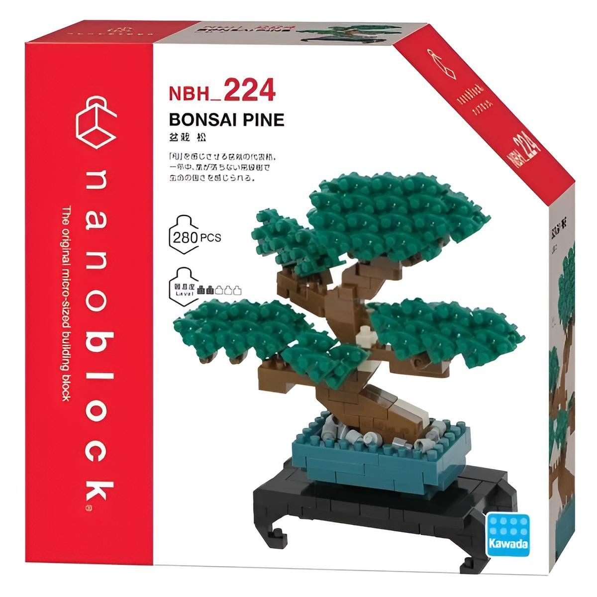 Crunchyroll 3D-Puzzle Nanoblock - Bonsai - 280 Teile, Puzzleteile