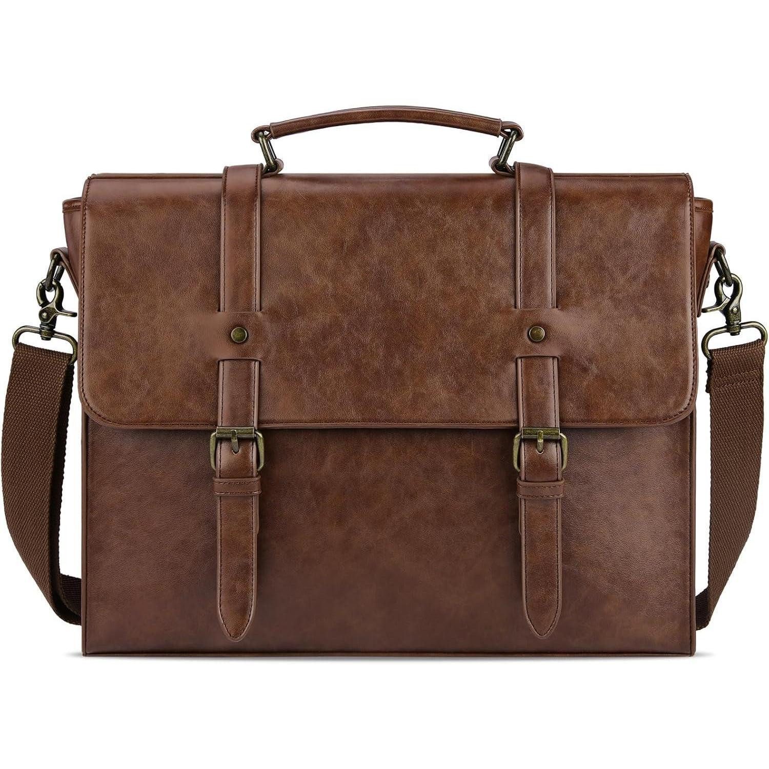 LuxusKollektion Messenger Bag Umhängetaschen Herren Aktentasche Laptoptasch günstig online kaufen