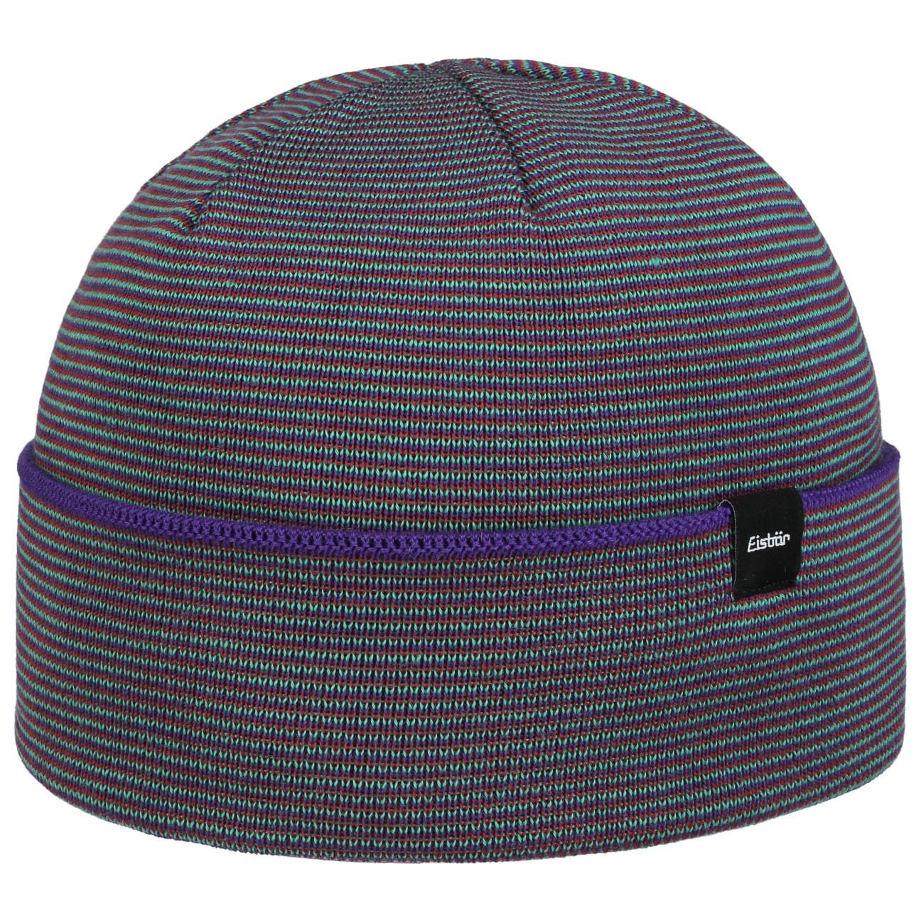 Eisbär Beanie (1-St) Strickmütze mit Umschlag, Made in the EU