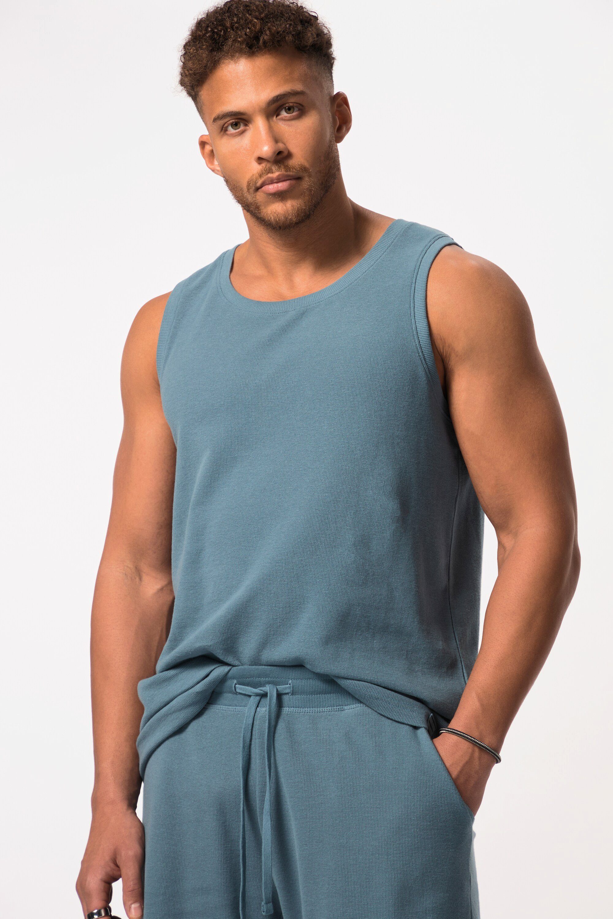 T-Shirt Tanktop Waffelstruktur