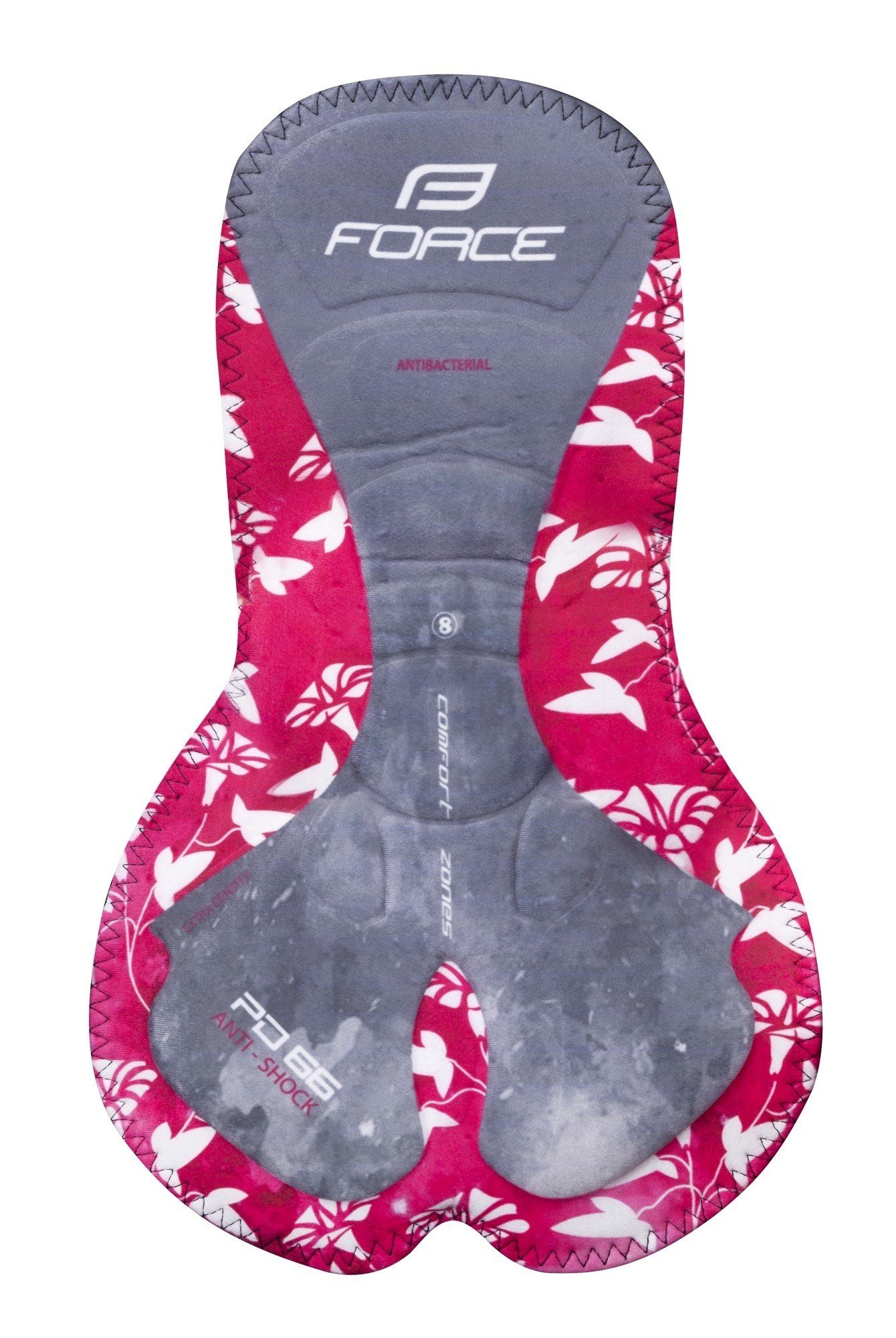 FORCE Fahrradhose Trägerhose REFLEX LINE LADY mit Pad 0 °C bis +10 °C %%%