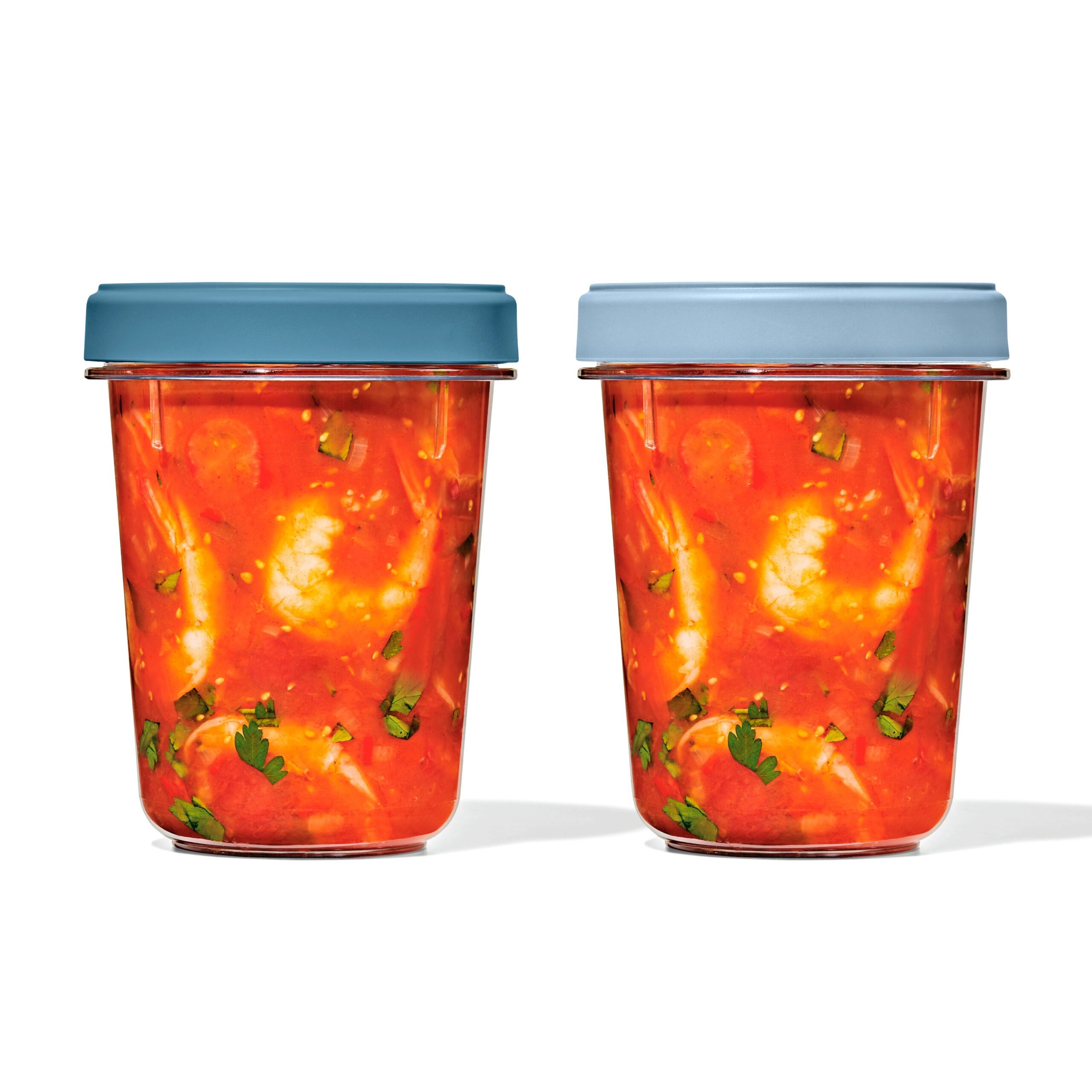 OXO Good Grips Aufbewahrungssystem OXO Twist & Stack Behälter – 900 ml – 2er Set, Kunststoff, (2-tlg), ideal für Meal Prep