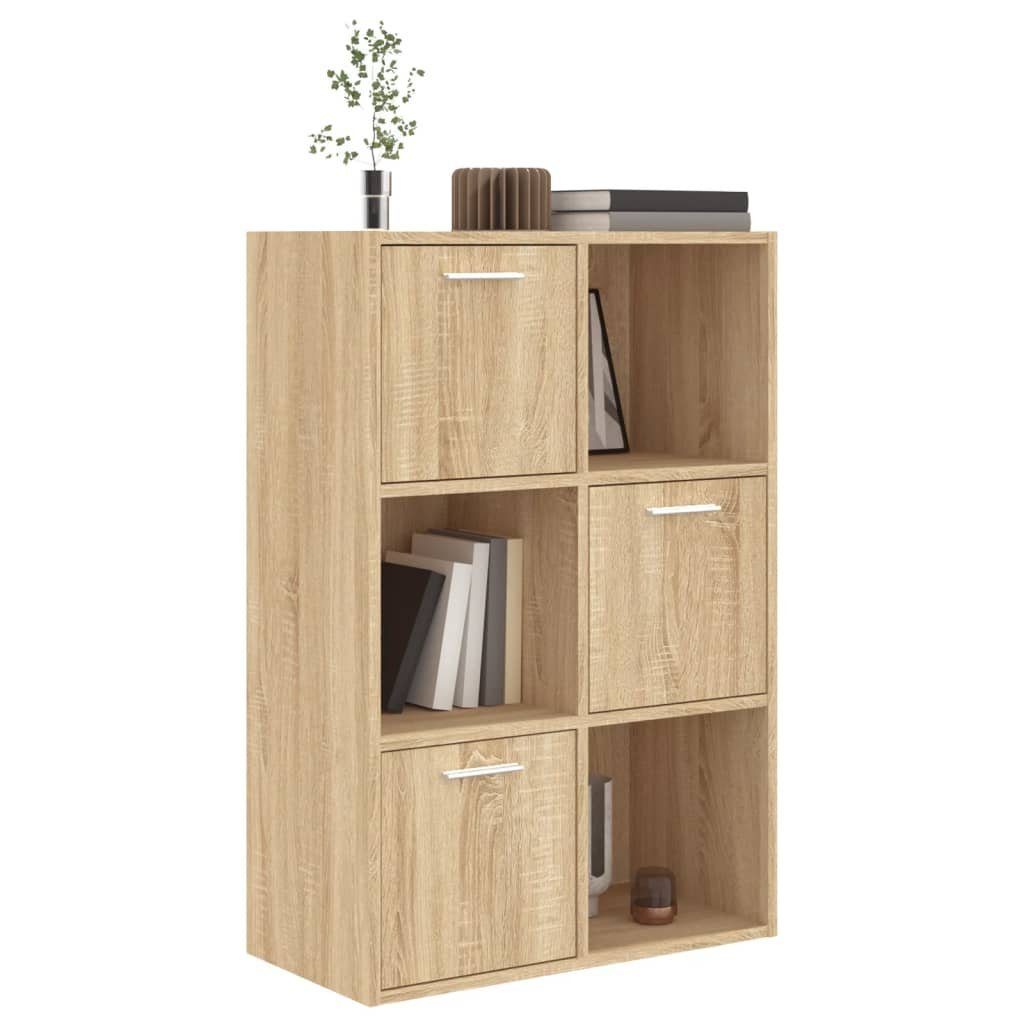 vidaXL Bücherregal Lagerschrank Eiche Holzwerkstoff, cm Sonoma Sonoma-Eiche 1-tlg. 60x29,5x90