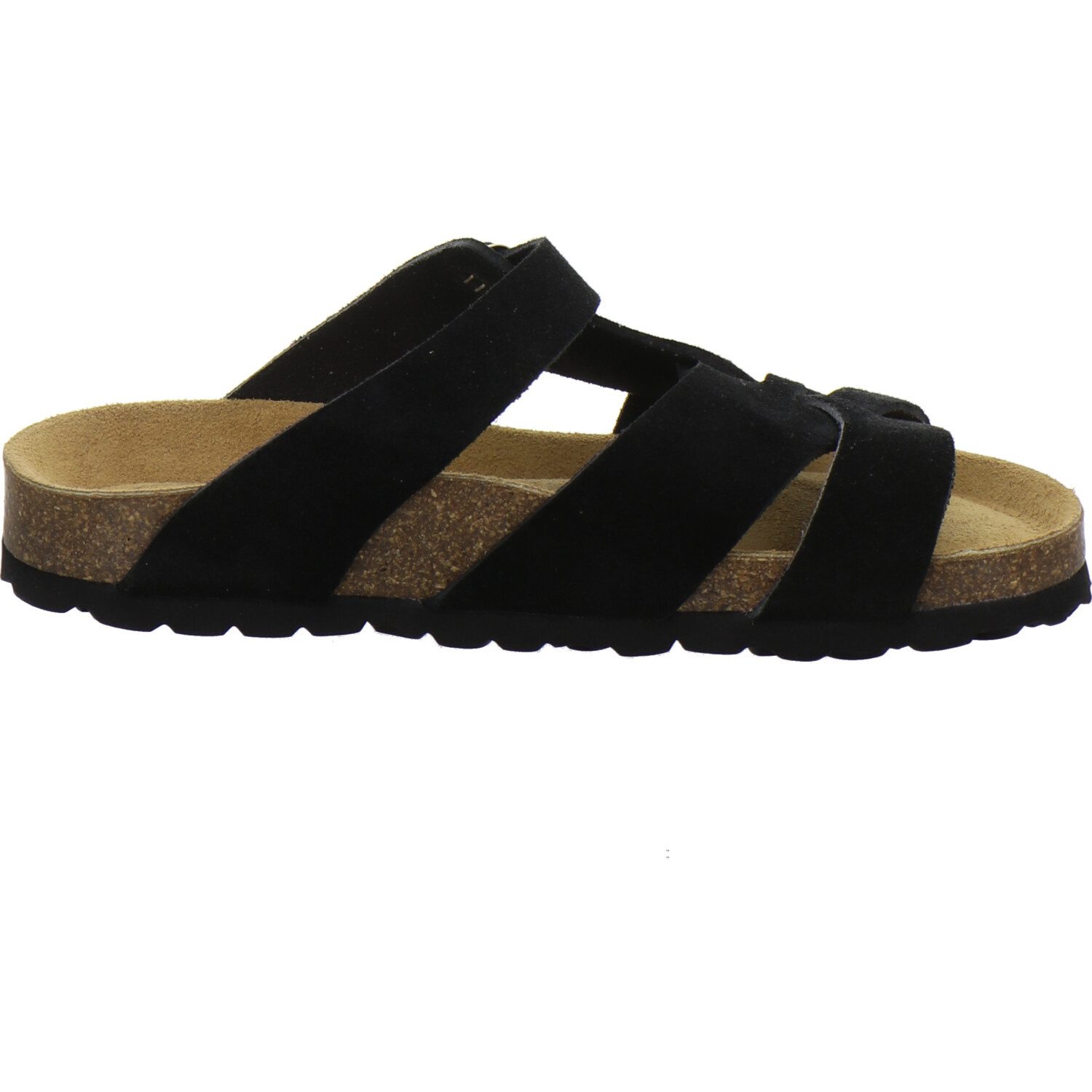 AFS-Schuhe 212297 Kralle Pantolette für Damen mit Fußbett, bequeme Sandalen aus Leder