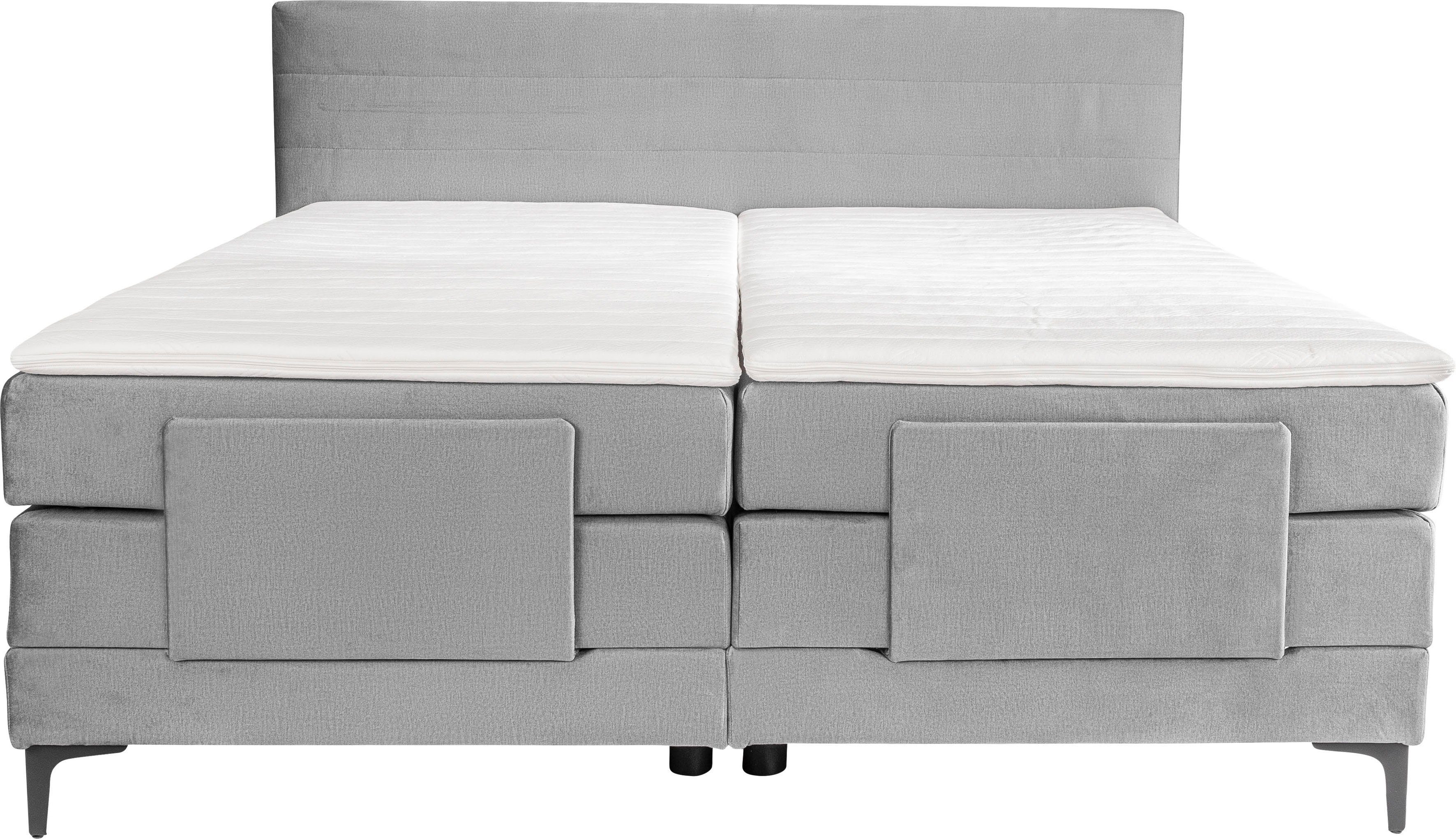 alina Boxspringbett Powell, inkl. Motor, Matratze und Topper, in unterschiedlichen Ausführungen