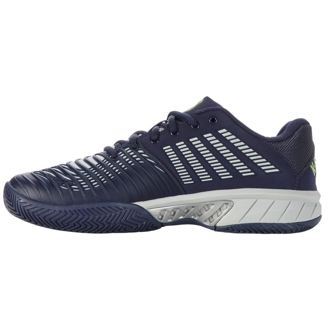 K-Swiss Performance Express Light 3 Allcourt peacoatblau/grau/limegrün Herren Tennisschuh