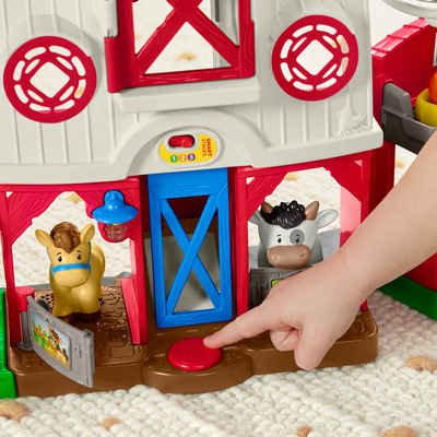 Fisher-Price® Lernspielzeug Little People Bauernhof, mit Licht und Sound, inklusive Tiere