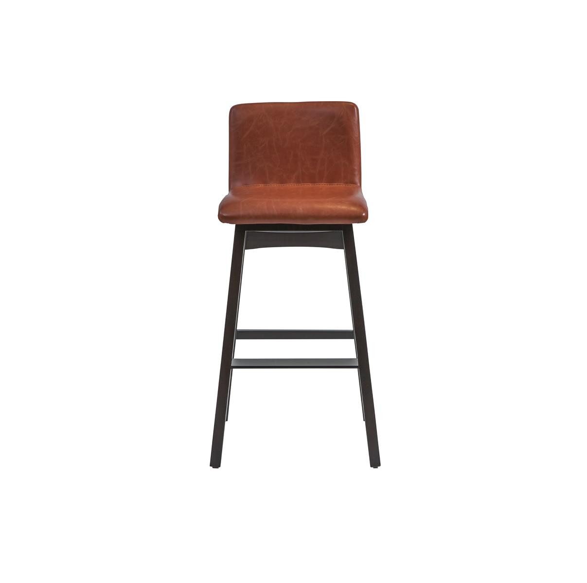 JVmoebel Barhocker Moderner Barstuhl aus Holz in Braun für Esszimmer und Theke (1 St), Made in Europa