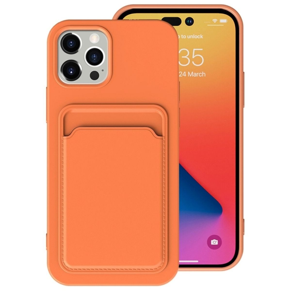 König Design Handyhülle Apple iPhone 14 Pro, Schutzhülle Case Cover Backcover Etuis Bumper