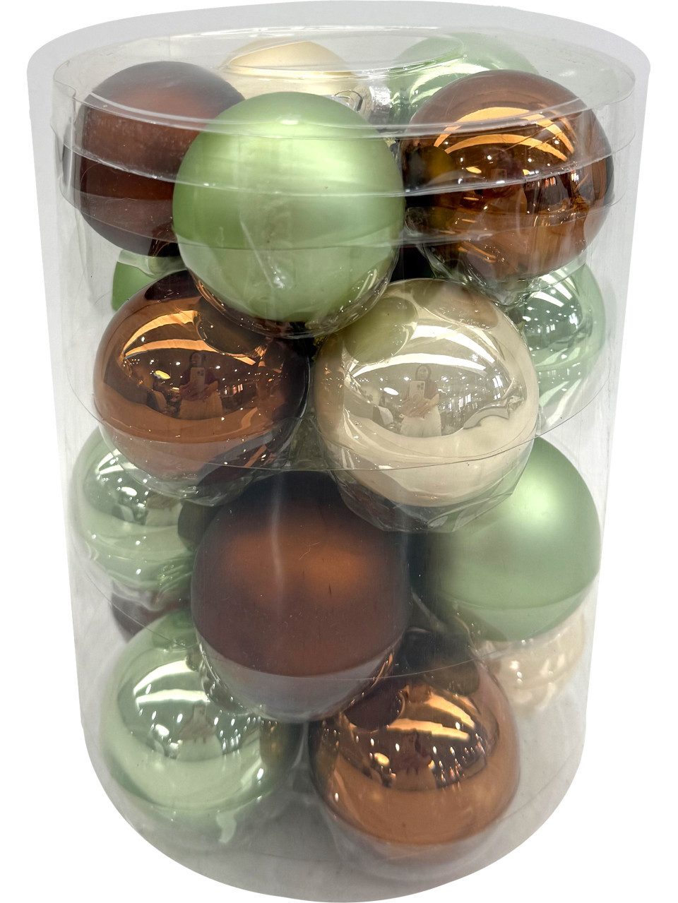 Trend Line Weihnachtsbaumkugel TrendLine Weihnachtskugeln aus Glas Ø 6 cm grün